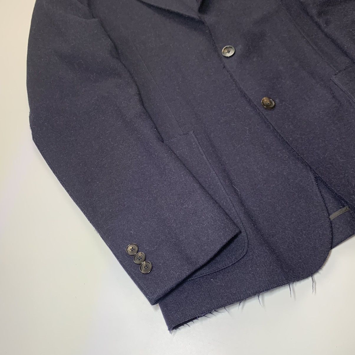 Ermenegildo Zegna Ermenegildo Zegna Trofeo Tweed Blazer Lana Wool Size 52L - 6 Thumbnail
