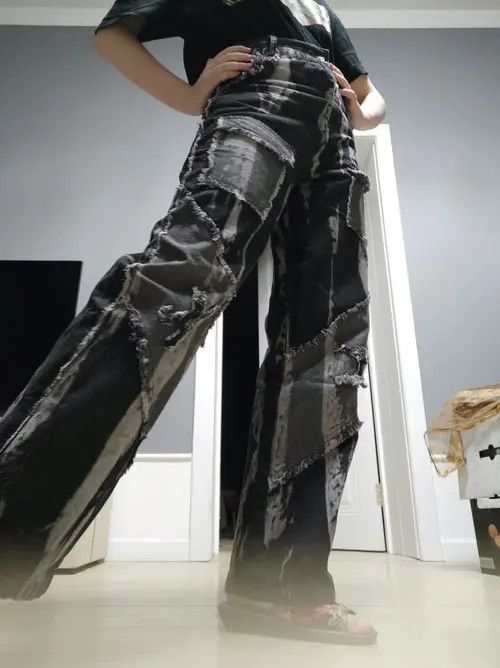 Designer × Japanese Brand × Vintage graphics camo y2k pattern hiphop pants Size US 30 / EU 46 - 3 Thumbnail