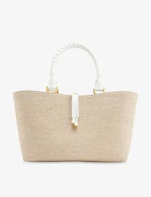 o1loc1c1024 Marcie Small Tote in White