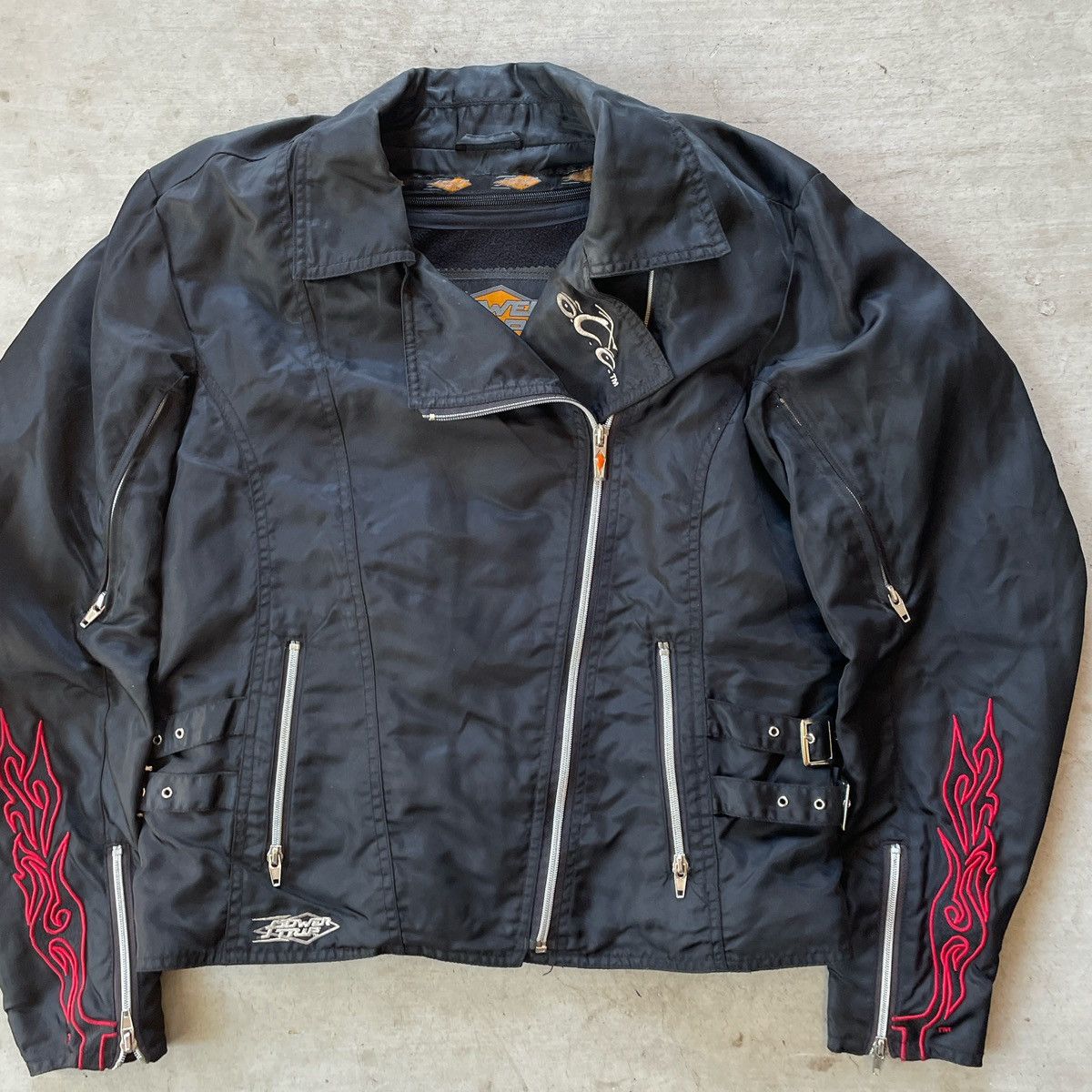 Harley Davidson × Vintage Vintage Orange County Choppers Biker Jacket Size M / US 6-8 / IT 42-44 - 2 Thumbnail