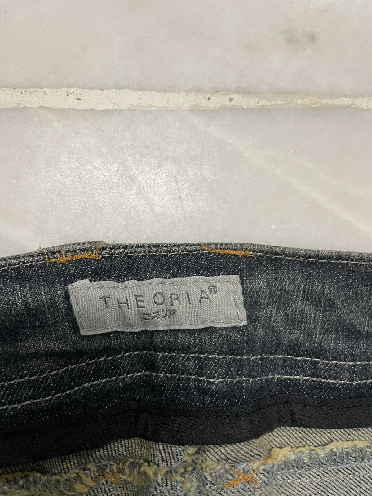 Vintage 💥Insane💥Flared The Oria Japanese Mudwash Clawmark Bootcut Size 29" - 7 Thumbnail