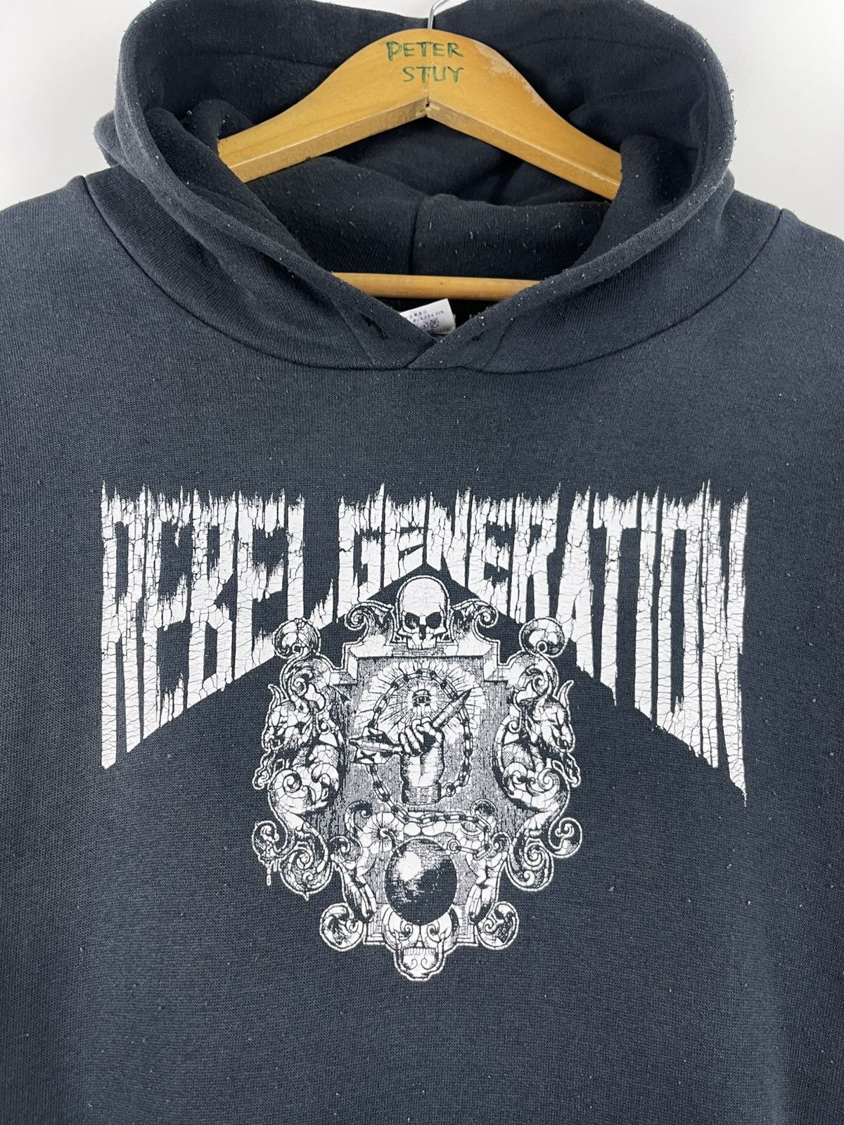 Japanese Brand × Vintage Vintage Rebel Generation Hoddies Size US L / EU 52-54 / 3 - 8 Thumbnail