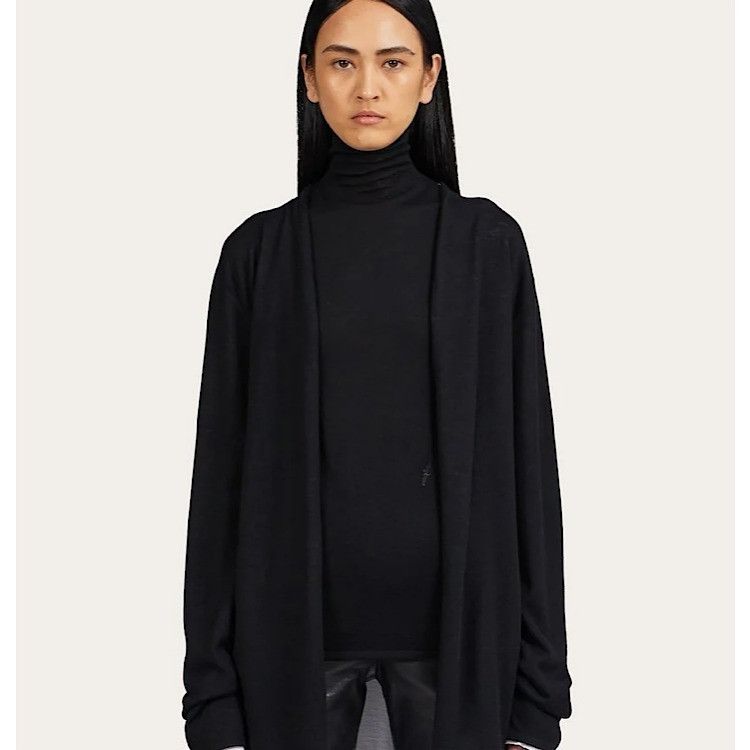 Salvatore Ferragamo o1s1rm0126 Cardigan in Black Size XS / US 0-2 / IT 36-38 - 2 Thumbnail