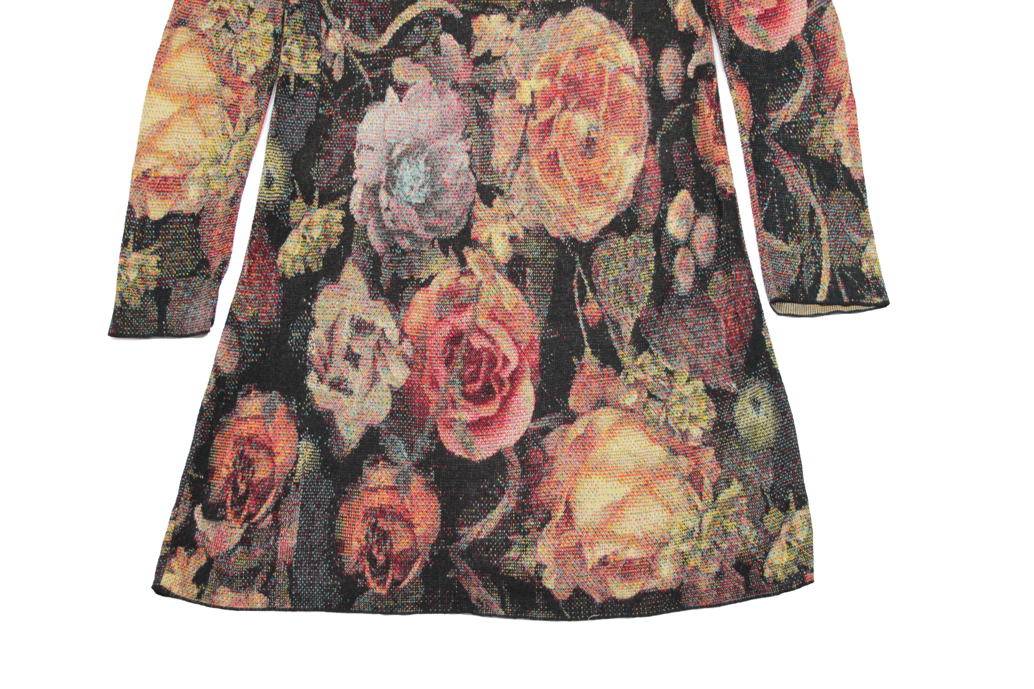 Other Ivko Brocade Pattern Floral Knit Dress Size M / US 6-8 / IT 42-44 - 7 Thumbnail