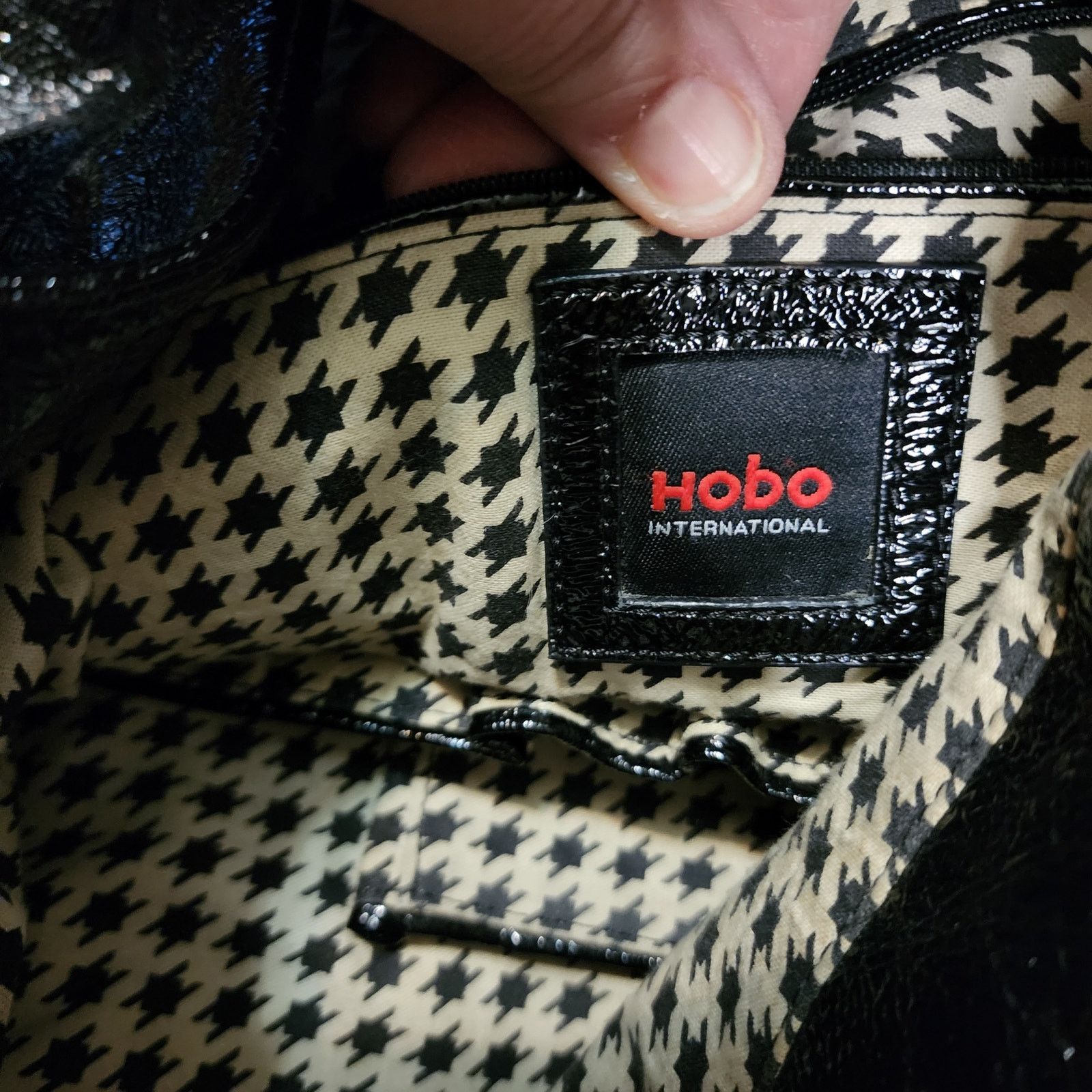 Hobo Hobo International Black Shiny shoulder bag purse Size ONE SIZE - 3 Thumbnail