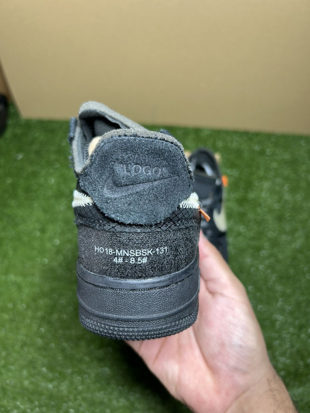 Nike × Off-White Offwhite Air Force black white Size US 5.5 / EU 38 - 8 Thumbnail