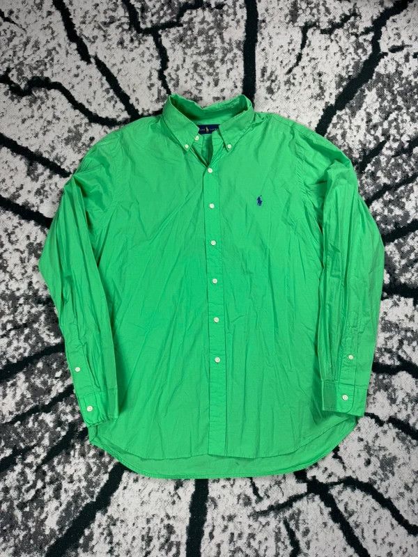 Ralph Lauren Polo Ralph Lauren shirt green logo XL Size US XL / EU 56 / 4 - 1 Thumbnail