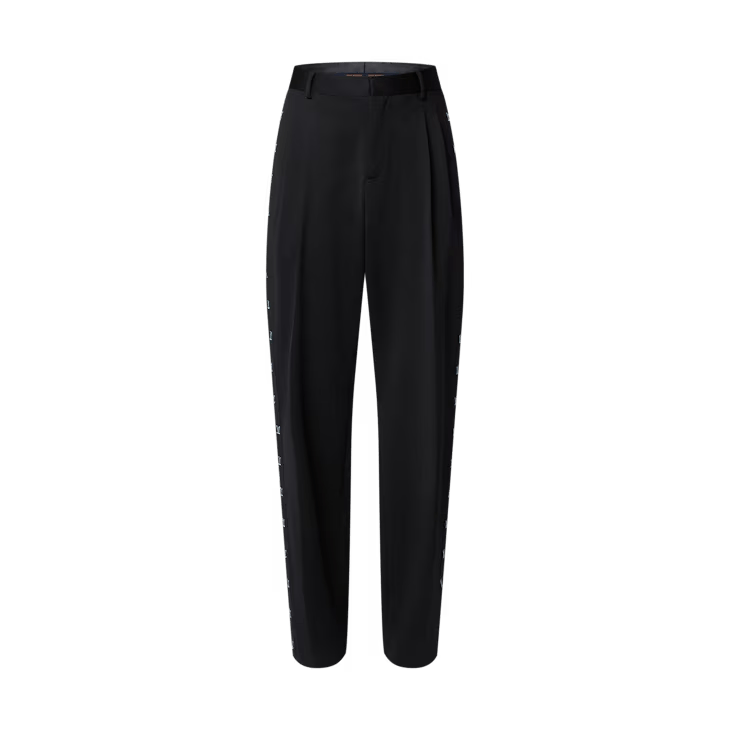 Preppy Tailored Jersey Trousers