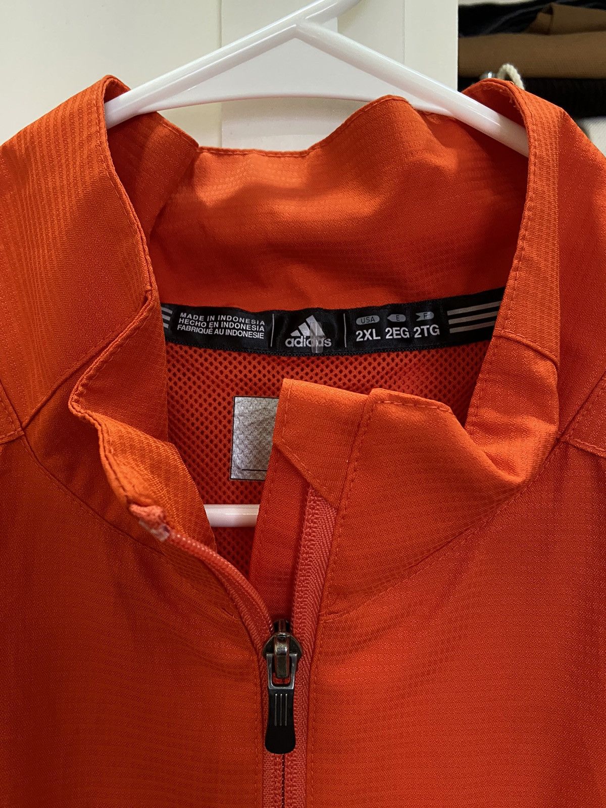 Adidas Vintage Retro Adidas Activewear Zip Windbreaker Track Jacket Size US XXL / EU 58 / 5 - 3 Thumbnail