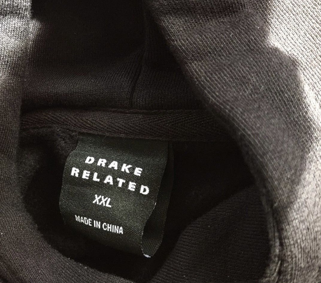 Drake IAAB Tour Official 2023 Black Hoodie in XXL/2XL