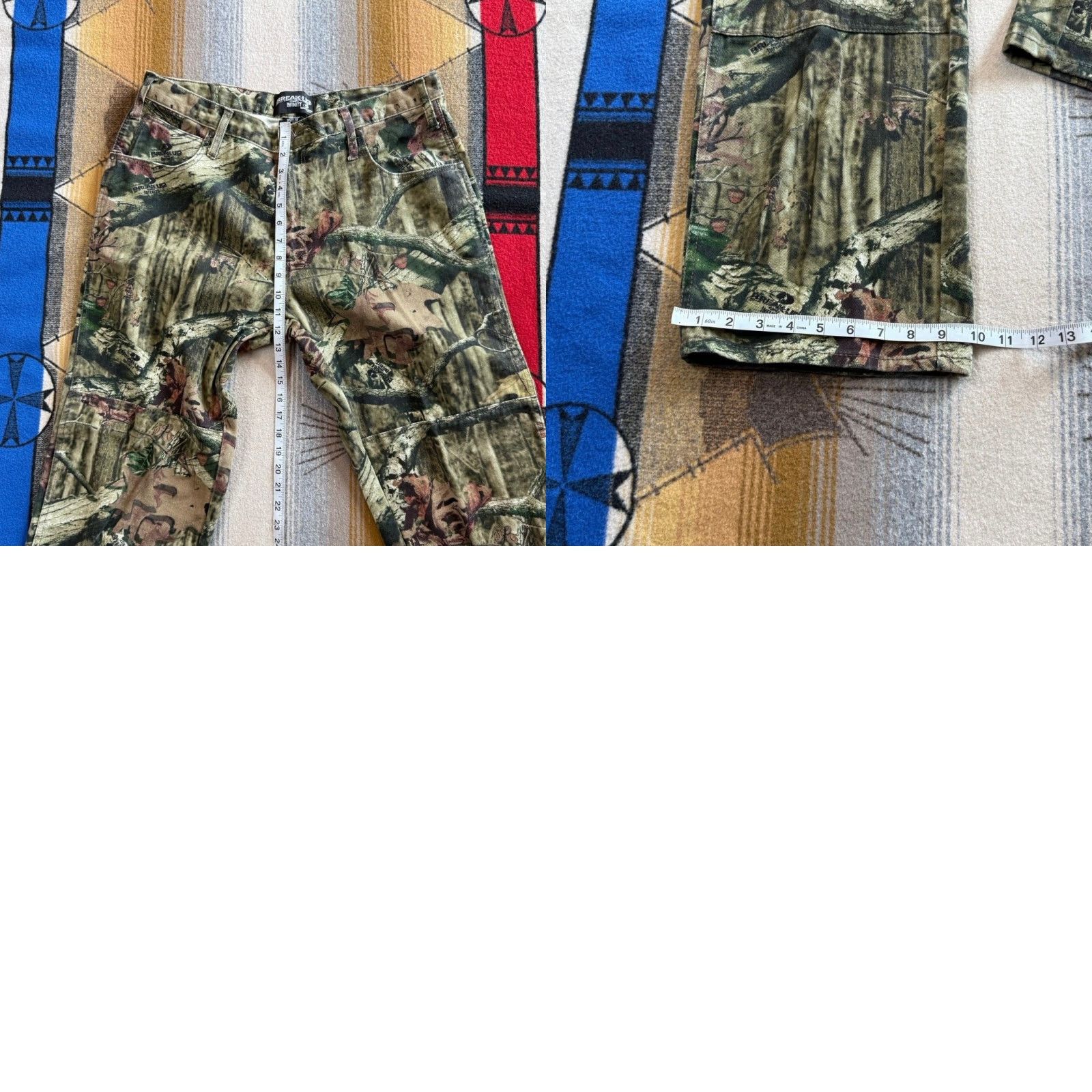 Vintage VINTAGE Mossy Oak Camouflage Jeans Pants 36x32 Hunting Men Straight 90s Green Camouflage Mossy Oak Pattern Size US 36 / EU 52 - 8 Thumbnail