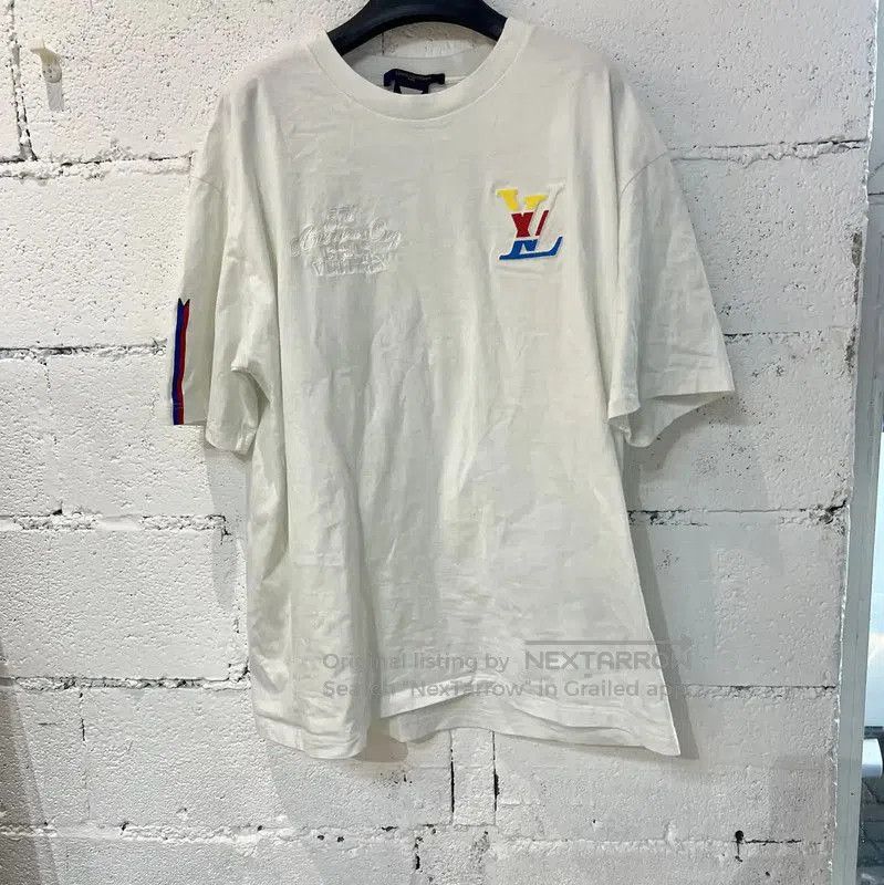 Other Louis Vuitton White Cotton Men's T-Shirt XXL . Size US XXL / EU 58 / 5 - 1 Thumbnail