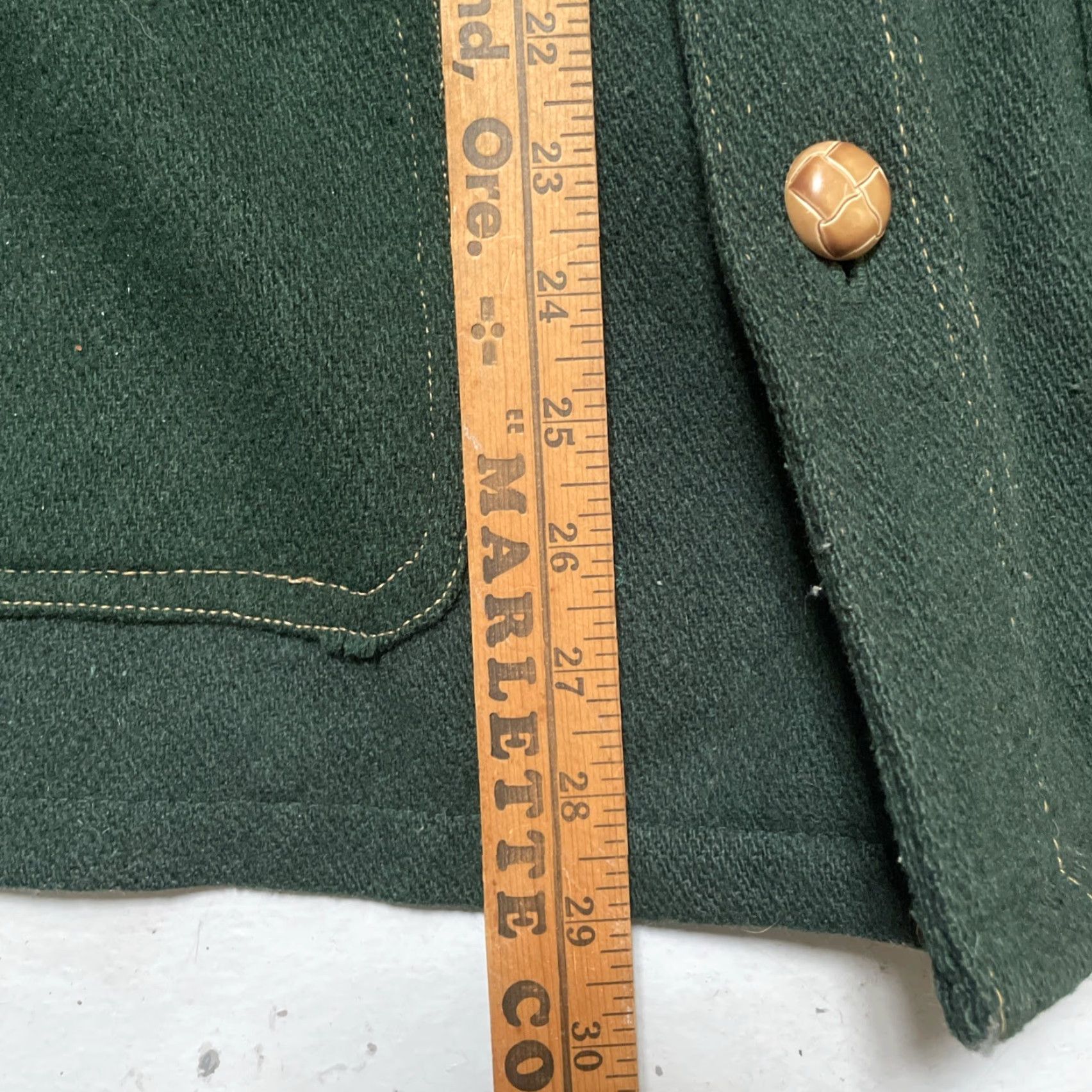 Vintage Vintage Montgomery Ward Wool Suede Leather Shooting Hunting Jacket XL Unisex Adults Green 80s Workwear Outdoor Military Fishing Hunting Pattern Size US XL / EU 56 / 4 - 6 Thumbnail
