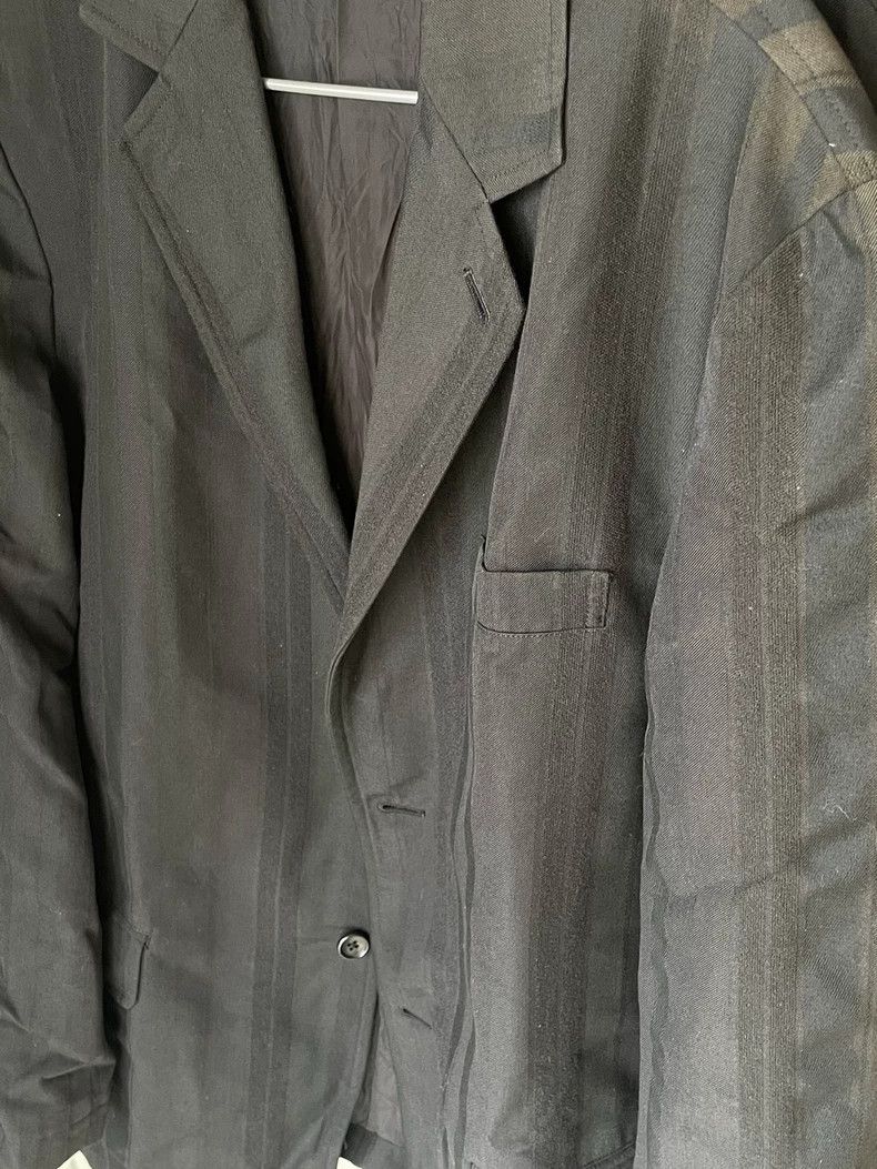 Yohji Yamamoto Yohji YamamotoDark striped jacket 2503-Nextarrow Size US XL / EU 56 / 4 - 5 Thumbnail