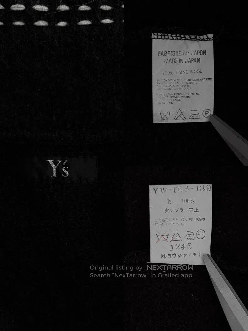 Yohji Yamamoto Yohji Yamamoto 2000AW Minimalist Shiny Thread Nested Wool Size ONE SIZE - 6 Thumbnail