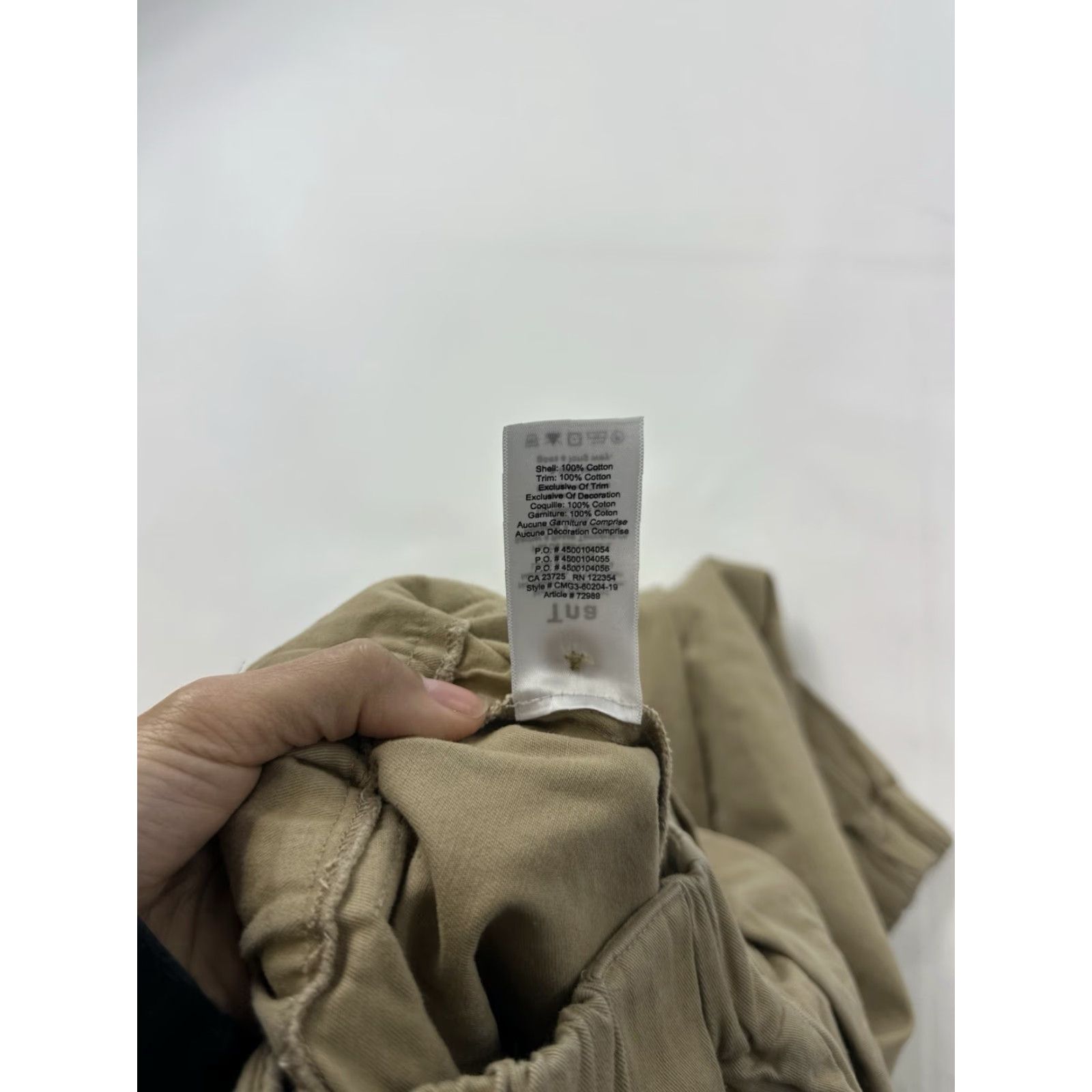 Aritzia VINTAGE Aritzia TNA Pants Womens XS Khaki Beige Jogger Pockets Brown Twill Solid Size 26" / US 2 / IT 38 - 5 Thumbnail