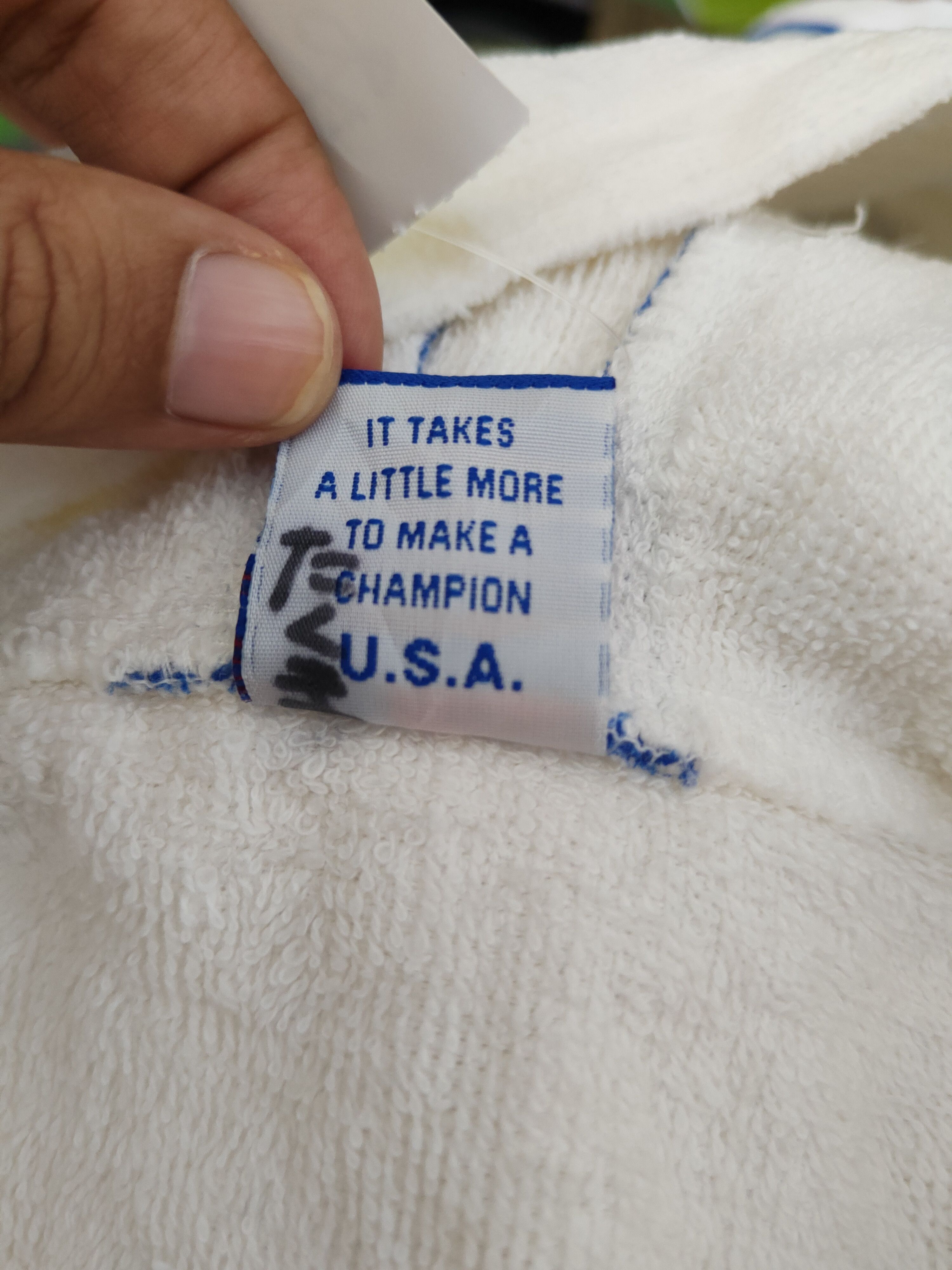 Champion × Vintage DL Champion White Hoodie Knitwear Sweaters #878 Size US M / EU 48-50 / 2 - 13 Thumbnail