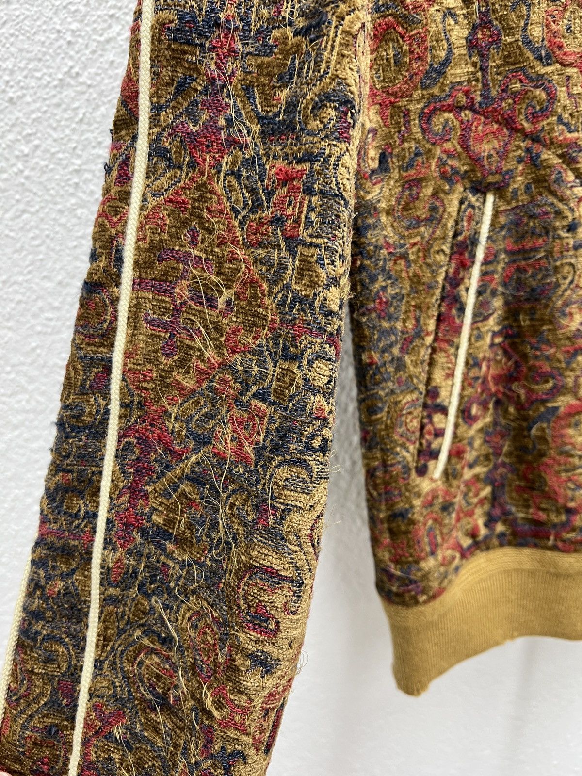 Saint Laurent Paris Saint Laurent Teddy Marrakesh Tapestry Bomber Jacket Size US M / EU 48-50 / 2 - 4 Thumbnail