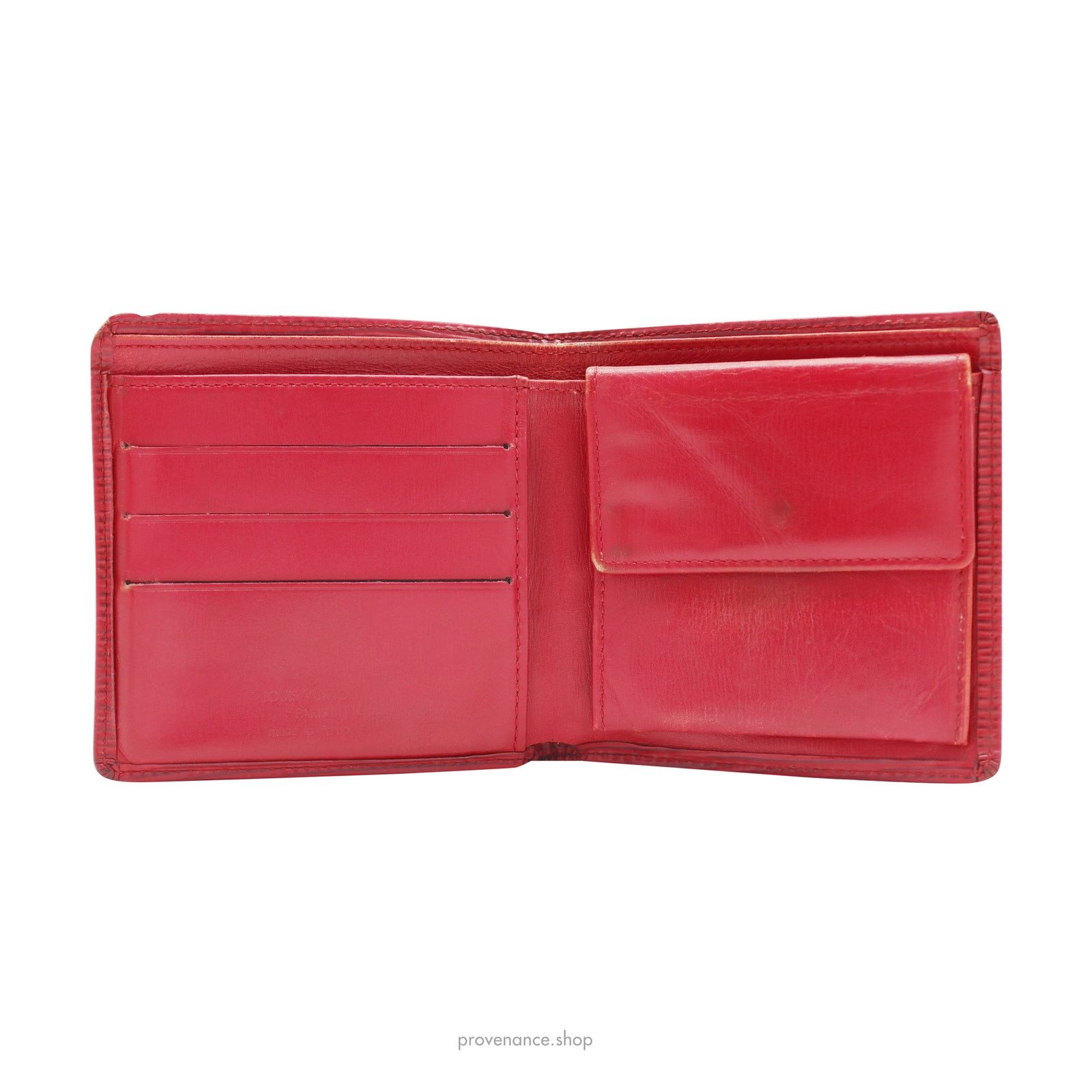 Louis Vuitton 🔴 Louis Vuitton Marco Wallet - Red Epi Leather Size ONE SIZE - 6 Thumbnail