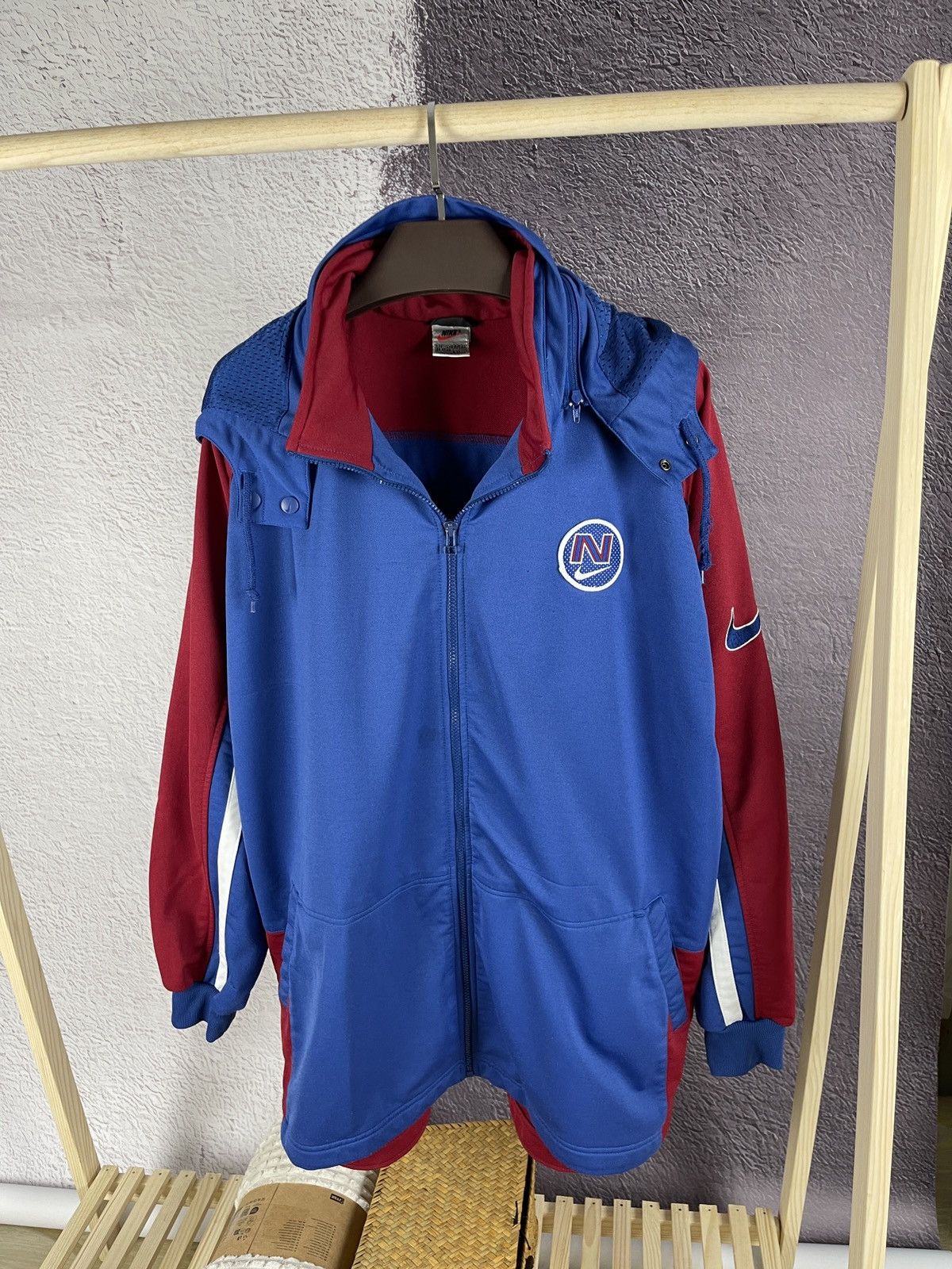 Nike Nike vintage 90s hype swoosh logo track top jacket rare Size US XXL / EU 58 / 5 - 2 Thumbnail