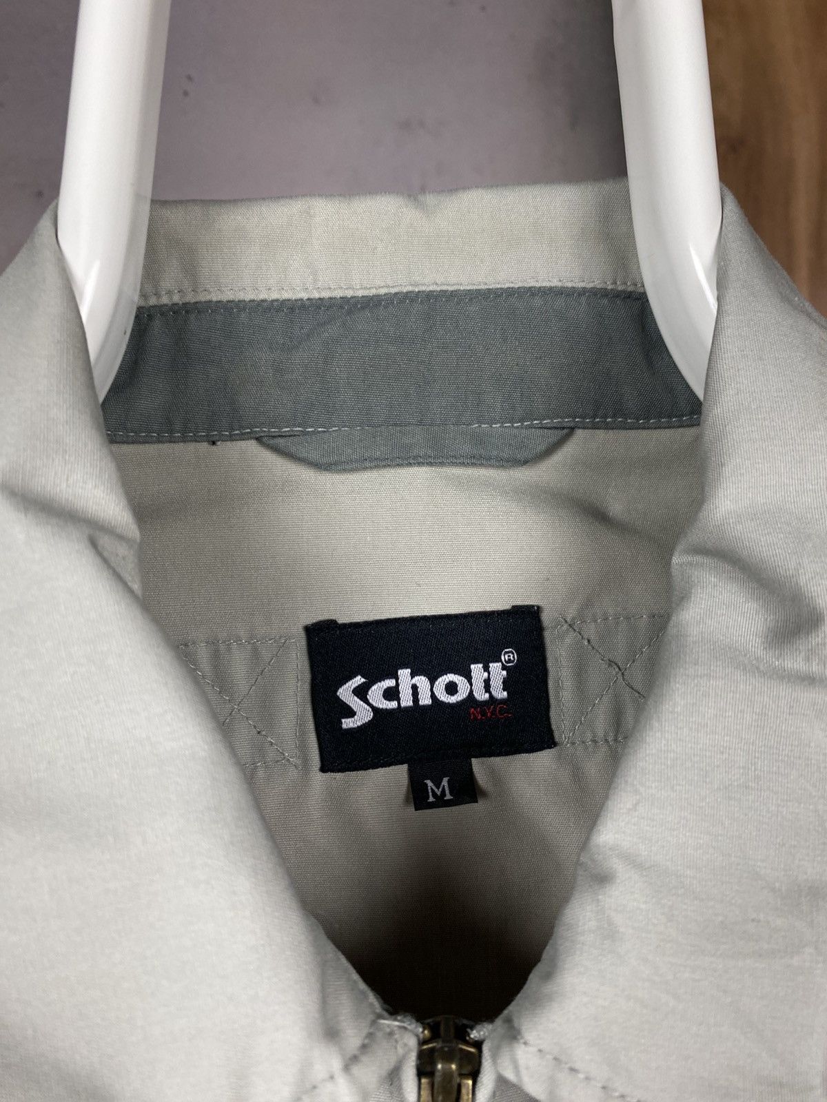 Schott 🍇Vintage 90s Jacket Schott NYC Bros Work Jacket VTG🍇 Size US M / EU 48-50 / 2 - 16 Thumbnail