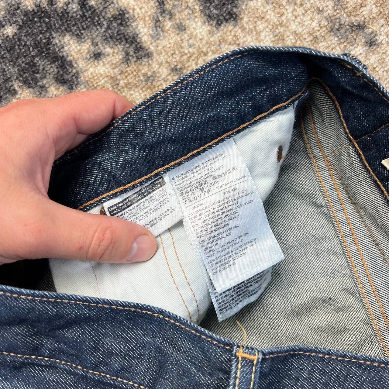Levi's 501 Levis Blue Denim Tapered Fit Denim Jeans Size US 32 / EU 48 - 7 Thumbnail
