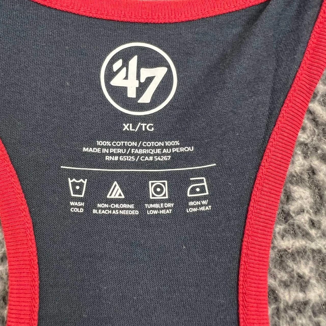 47 Brand New England Patriots Shirt Women XL Sleeveless Racerback New Size XL / US 12-14 / IT 48-50 - 4 Thumbnail