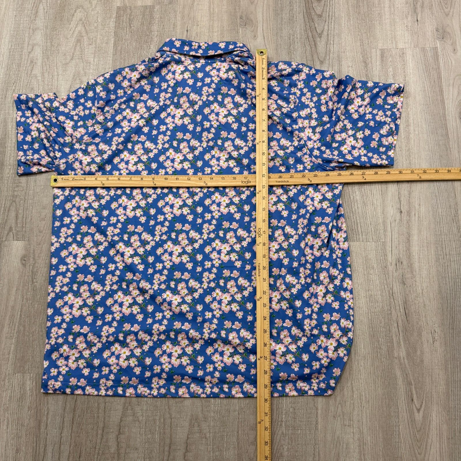 Johnston & Murphy Johnston Murphy Polo Shirt Men's 2XL Floral All Over Print Size US XXL / EU 58 / 5 - 7 Thumbnail