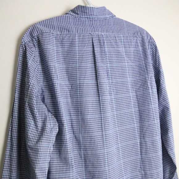 Bloomingdale's The Men's Bloomingdale's Gingham Button Down Stretch Fabric Size US L / EU 52-54 / 3 - 10 Thumbnail