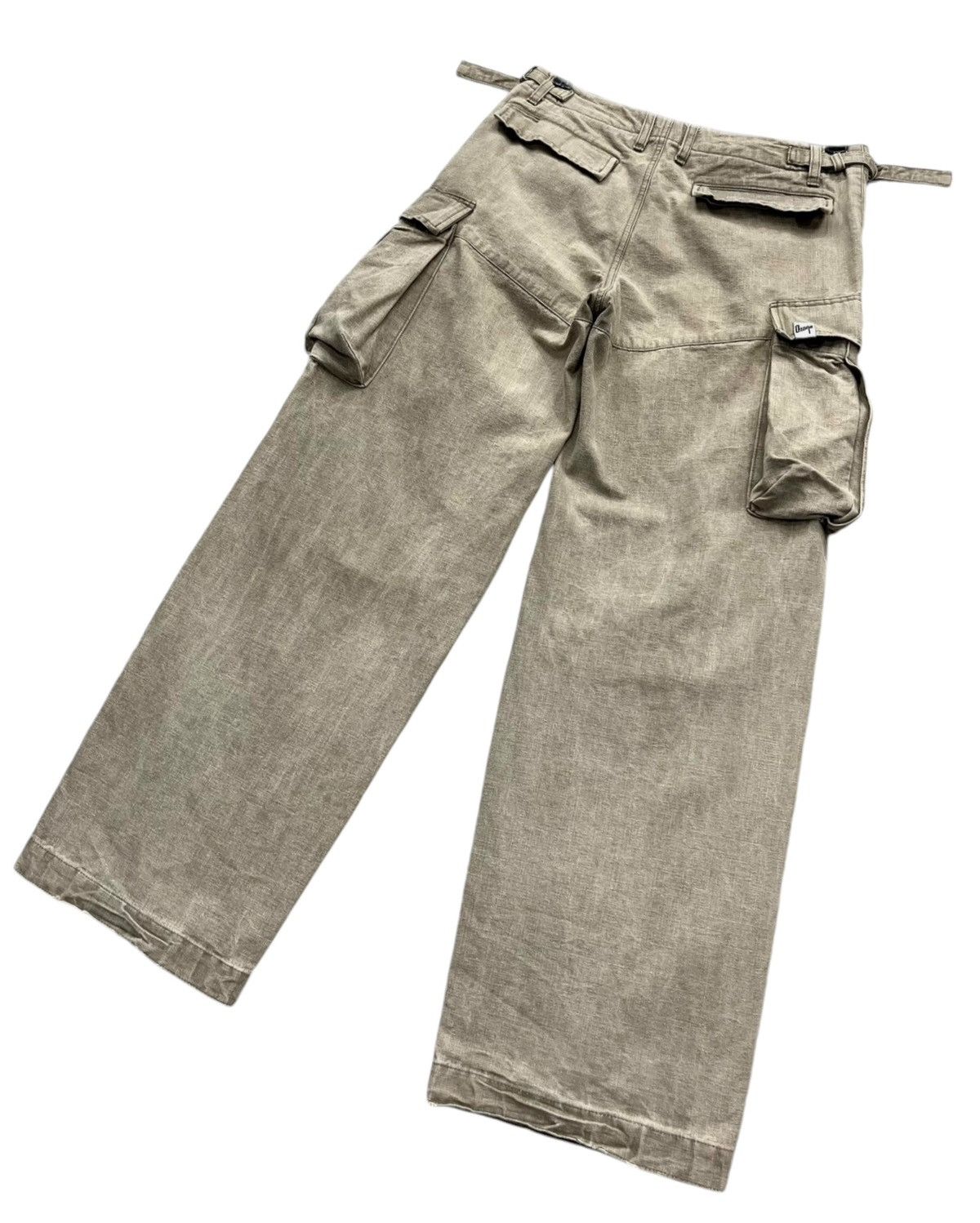 Hysteric Glamour Vintage OZONE COMMUNITY Big Pocket Baggy Cargo Heavy Cotton Size US 29 - 4 Thumbnail