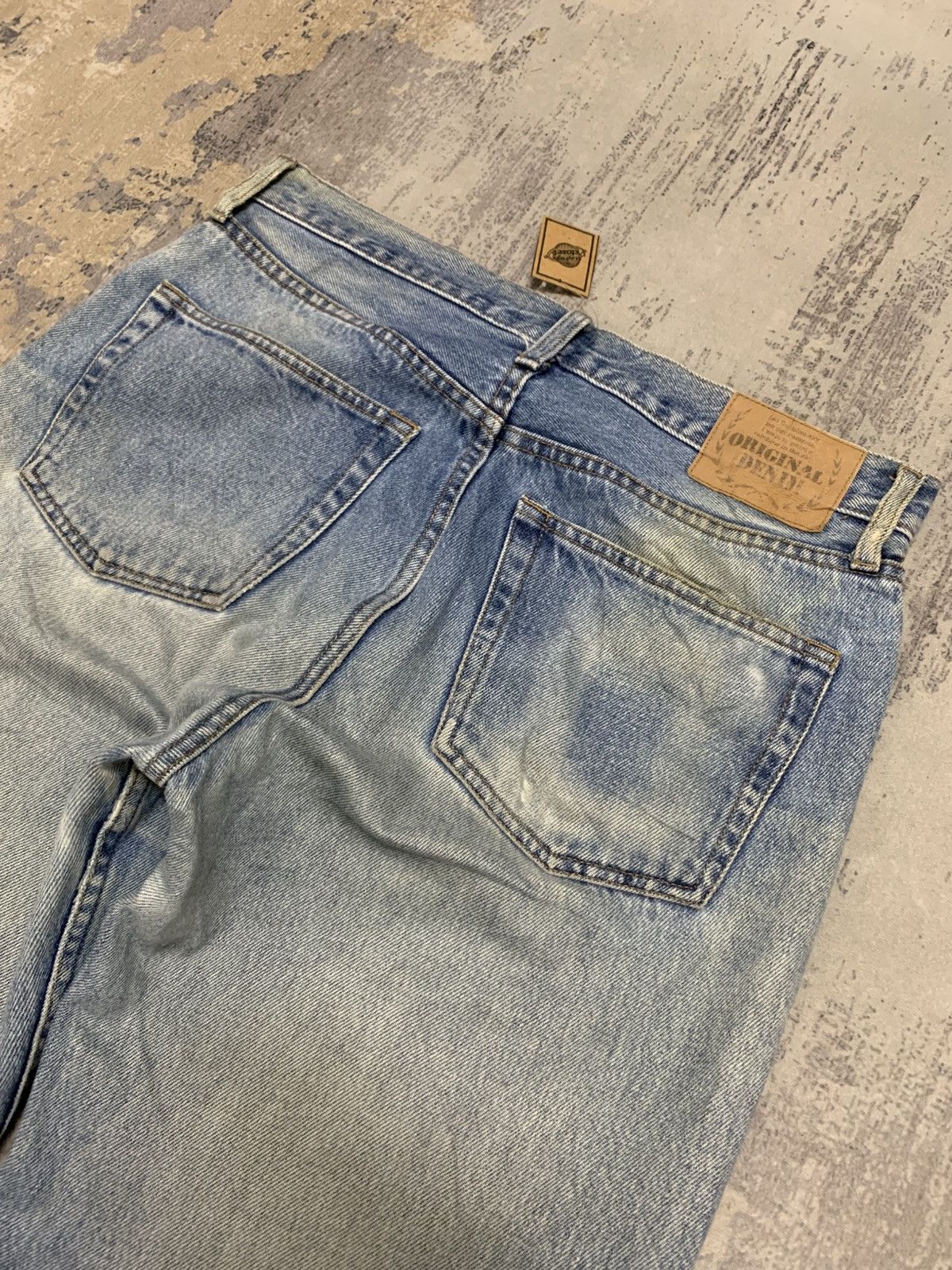 Japanese Brand Vintage Japanese Original Denim Jeans Faded Blue Skater Y2K Size US 31 - 11 Thumbnail