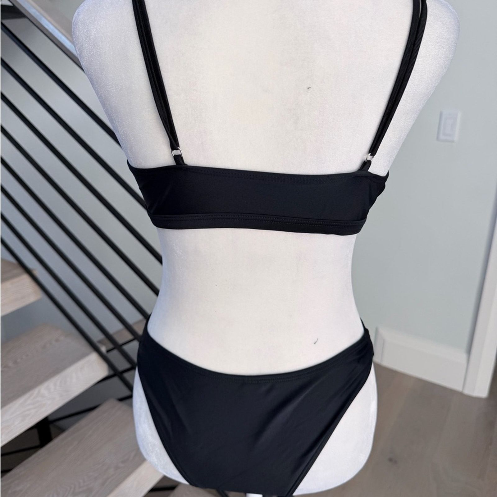 Other Black Bikini Swimmer One piece Swimsuit Bathing Suit size S Size ONE SIZE - 6 Thumbnail