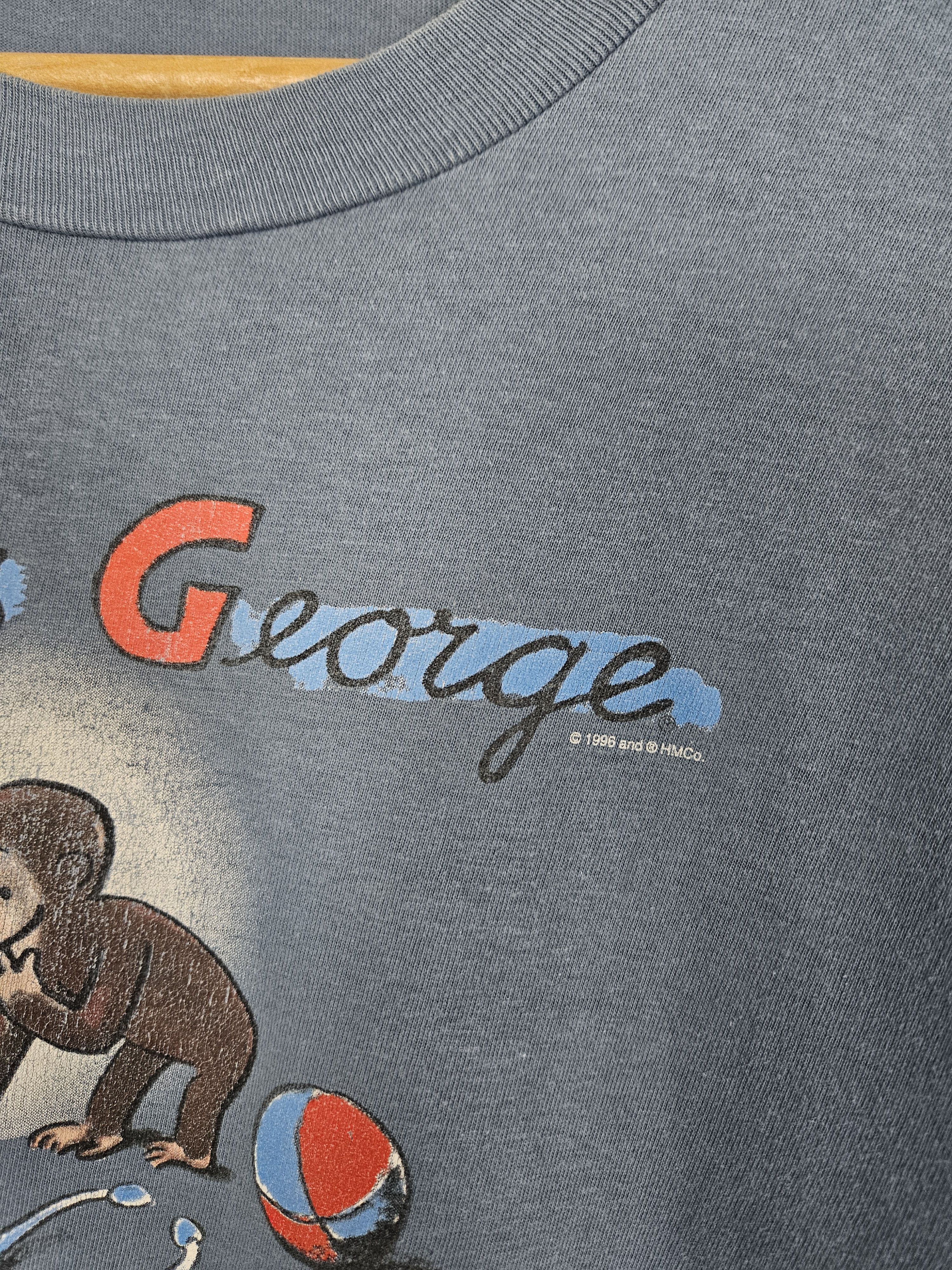 Cartoon Network × Vintage Vintage Curious George 90s American TV Kids Show shirt Size US M / EU 48-50 / 2 - 4 Thumbnail