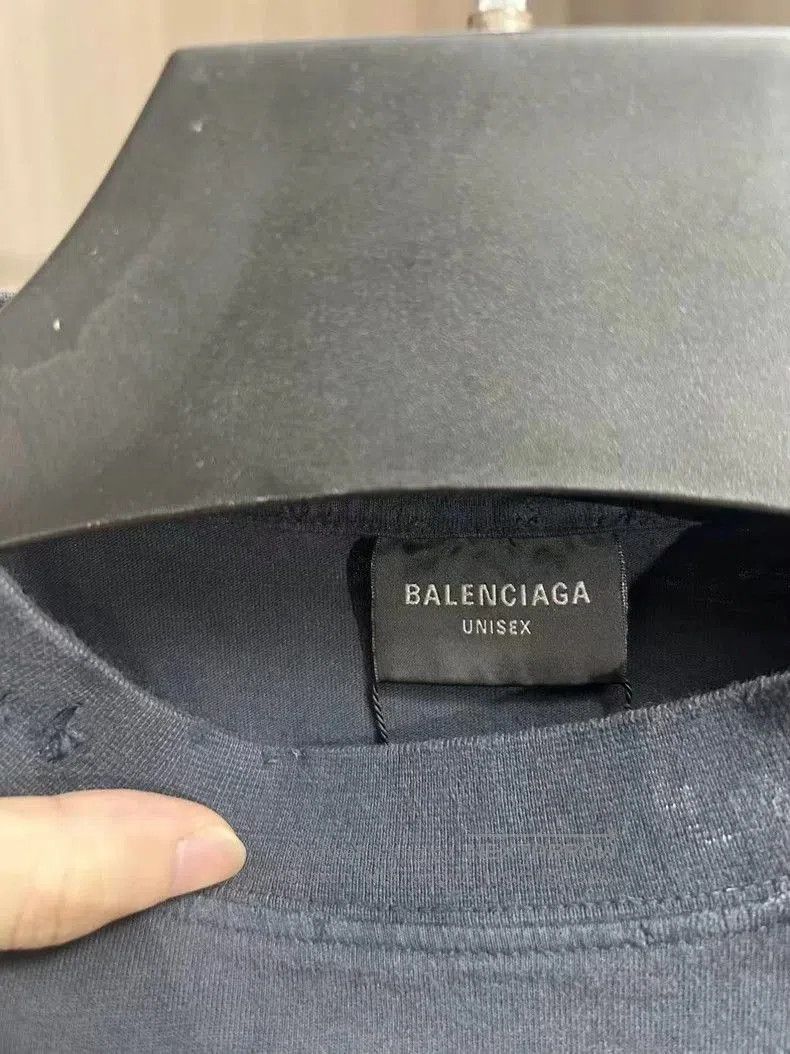 Balenciaga Balenciaga Flash Powder Logo Black T-shirt. Size US XS / EU 42 / 0 - 2 Thumbnail