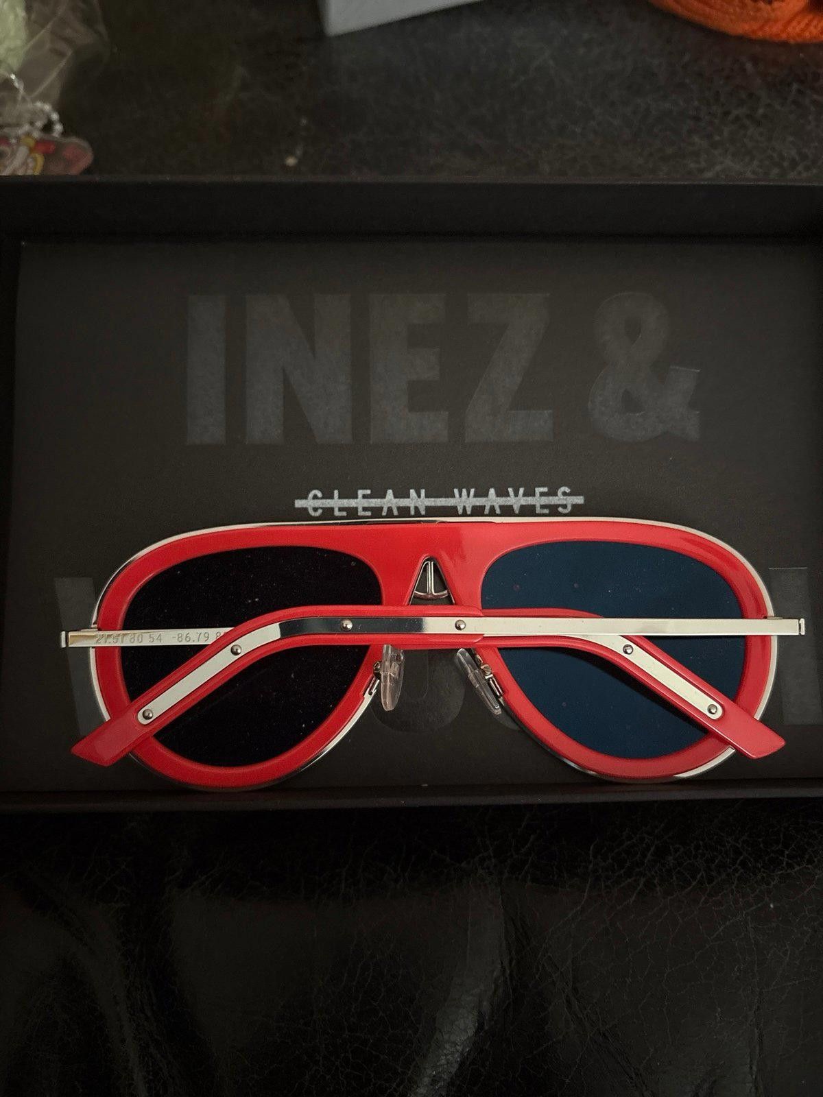 Other Clean Waves Inez & Vinoodh red aviator sunglasses Size ONE SIZE - 2 Thumbnail