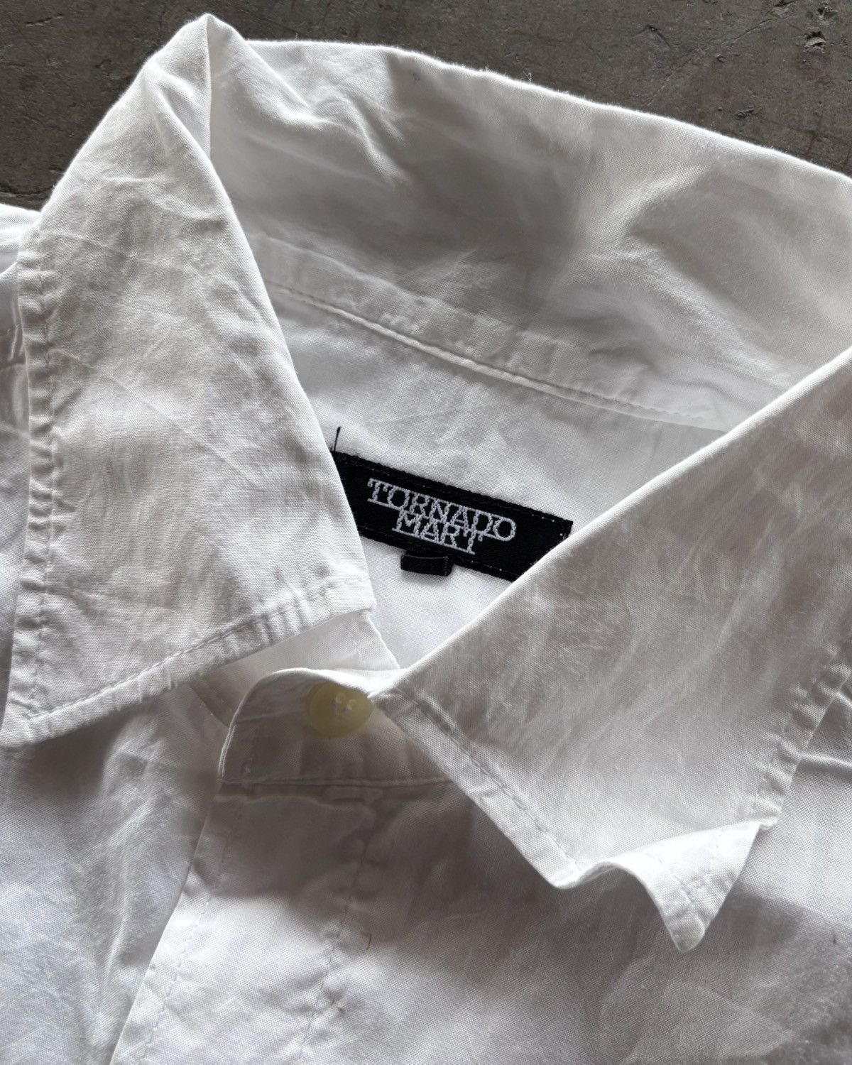 Tornado Mart 1990s Tornado Mart White Button Up Shirt Size US L / EU 52-54 / 3 - 3 Thumbnail