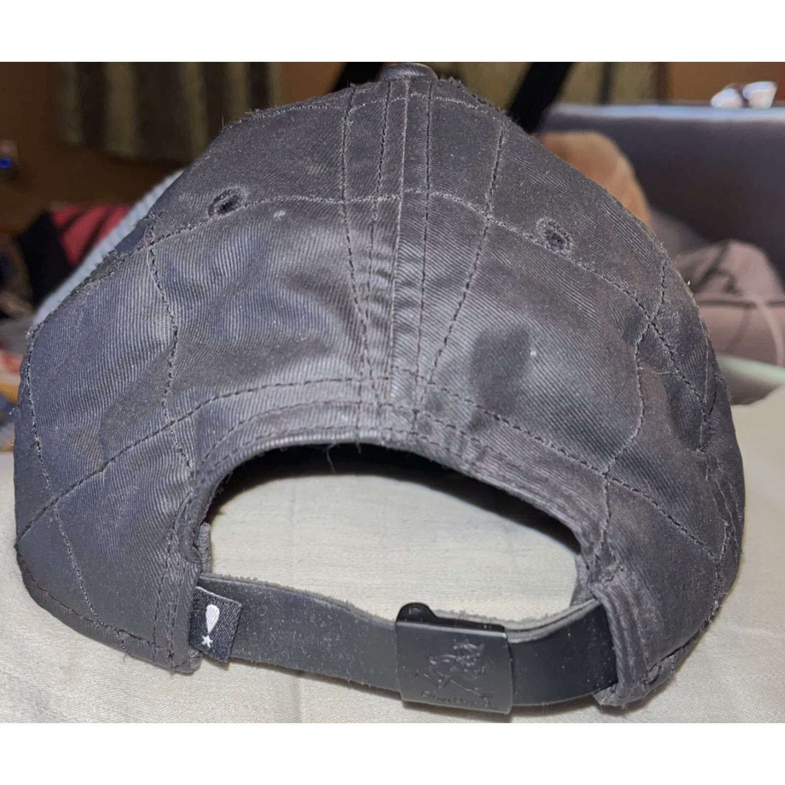 Vintage Play Cloths Black Quilted Baseball Cap Mens One Size Black Size ONE SIZE - 4 Thumbnail