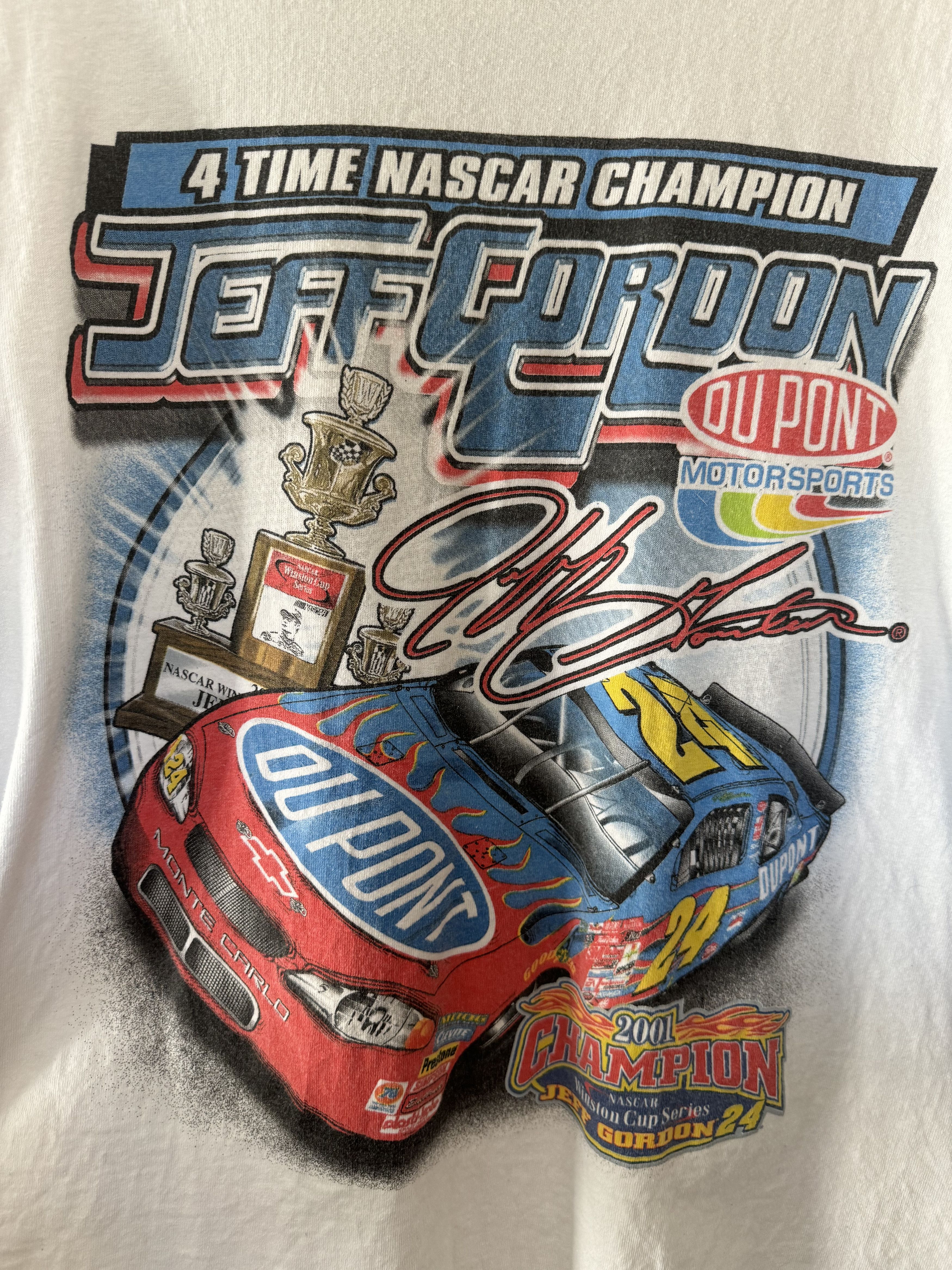 Chase Authentics Vintage 2001 Jeff Gordon NASCAR Champion T-Shirt Size US M / EU 48-50 / 2 - 3 Thumbnail