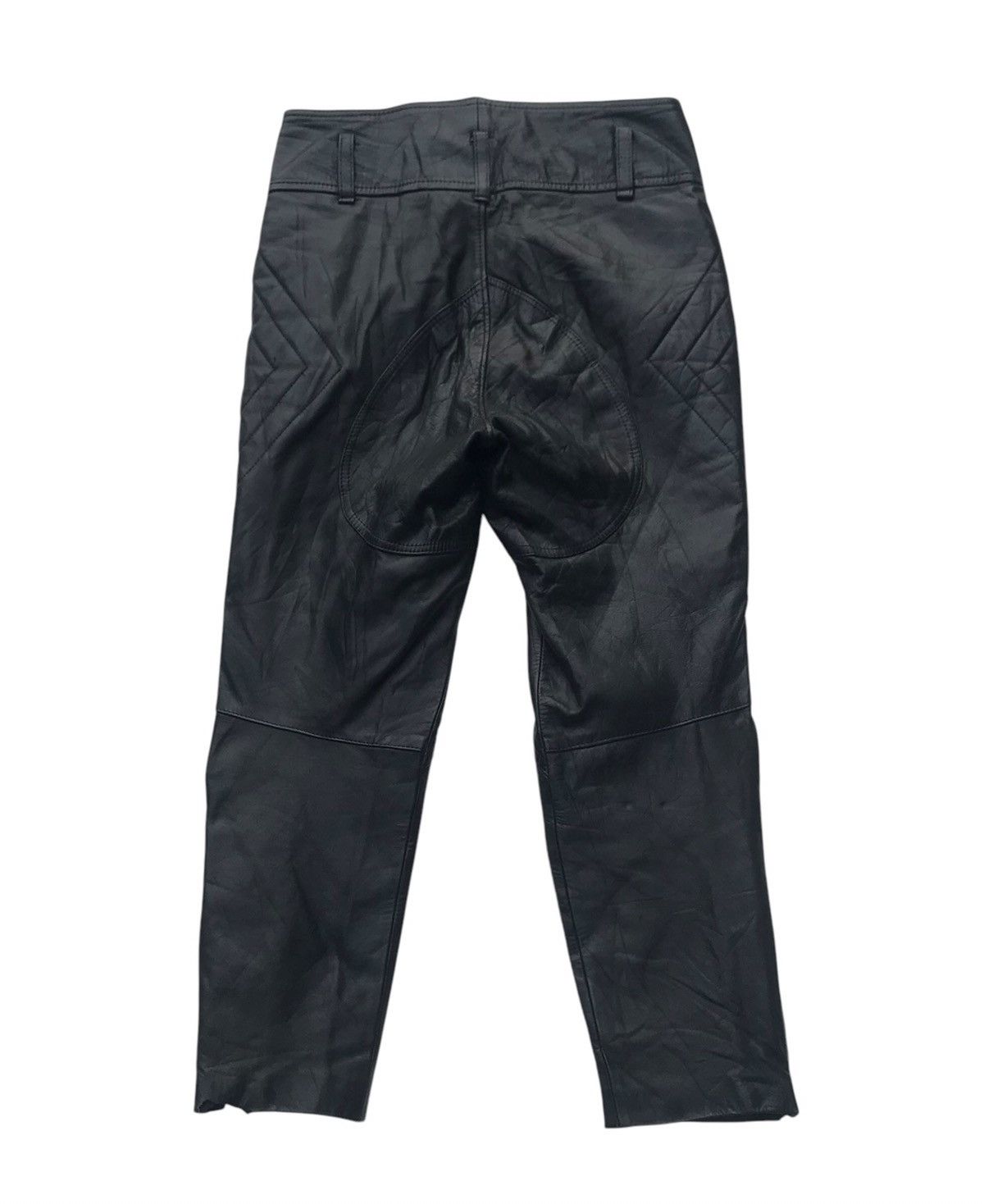 Leather Vintage Inoue Genuine Leather Riding Biker Pants Size US 33 - 8 Thumbnail