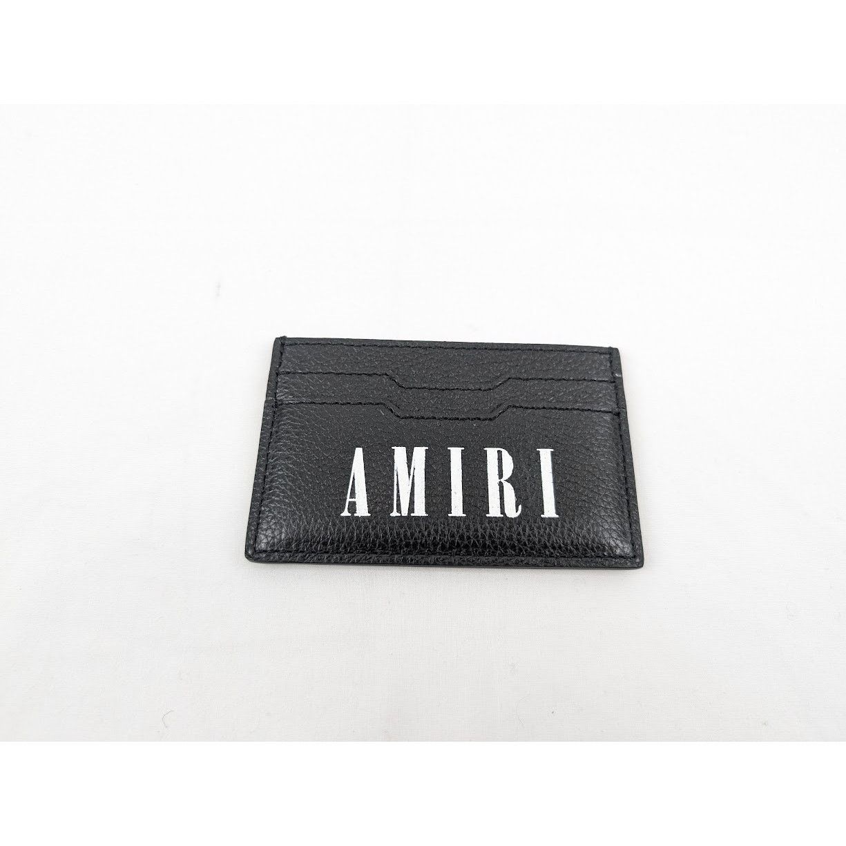 Amiri o1rshd1 Q:2/ Size:OS / Large Amiri Logo Card Holder in Black Size ONE SIZE - 1 Thumbnail