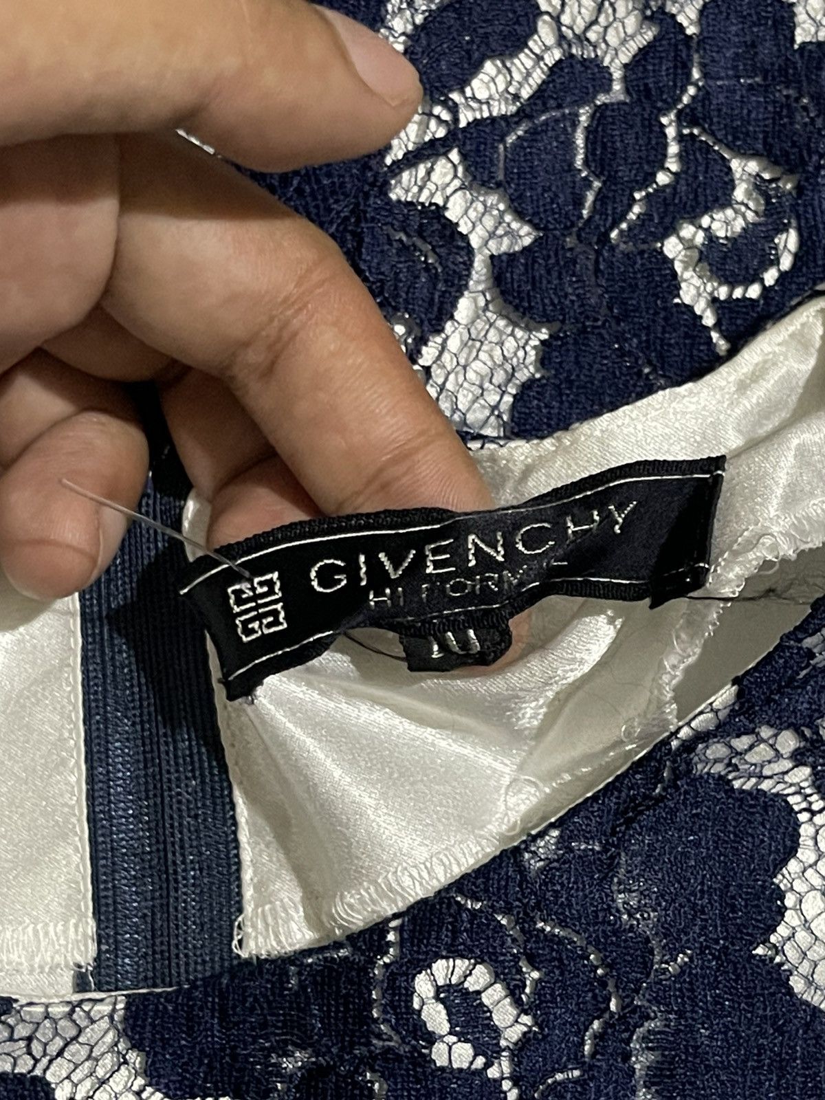 Givenchy Givenchy Hi Formal Archieve Floral Blue Maxi Dress Size M / US 6-8 / IT 42-44 - 10 Thumbnail