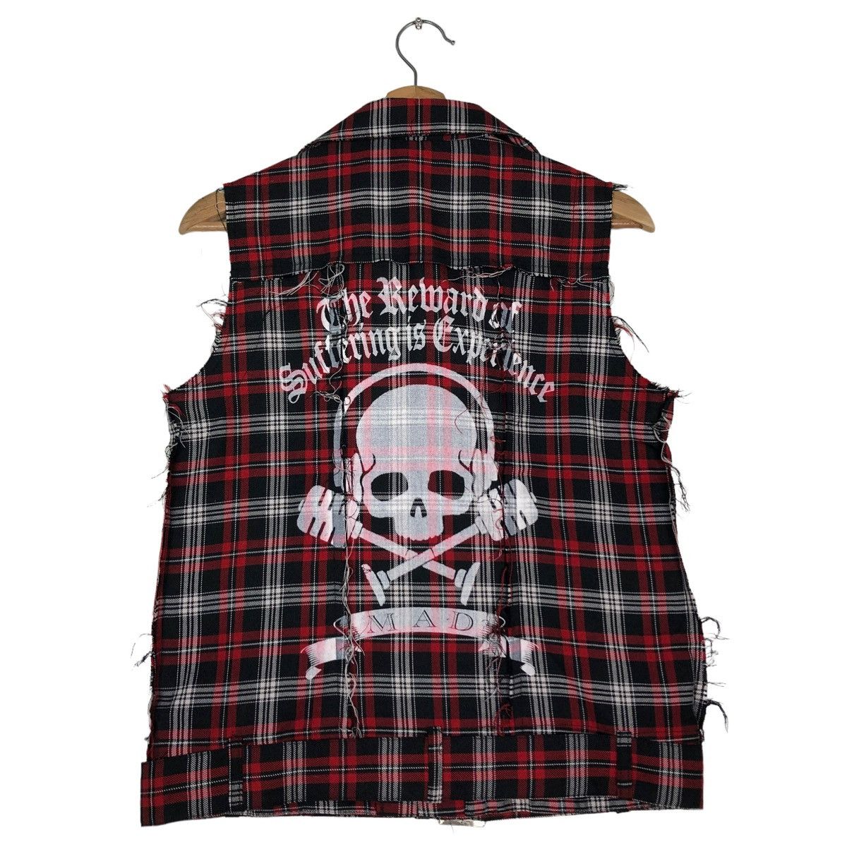 Hysteric Glamour DOUBLE BREAST PUNK BONDAGE BIKER BLOOD STORM SKELETON RARE Size US M / EU 48-50 / 2 - 1 Thumbnail