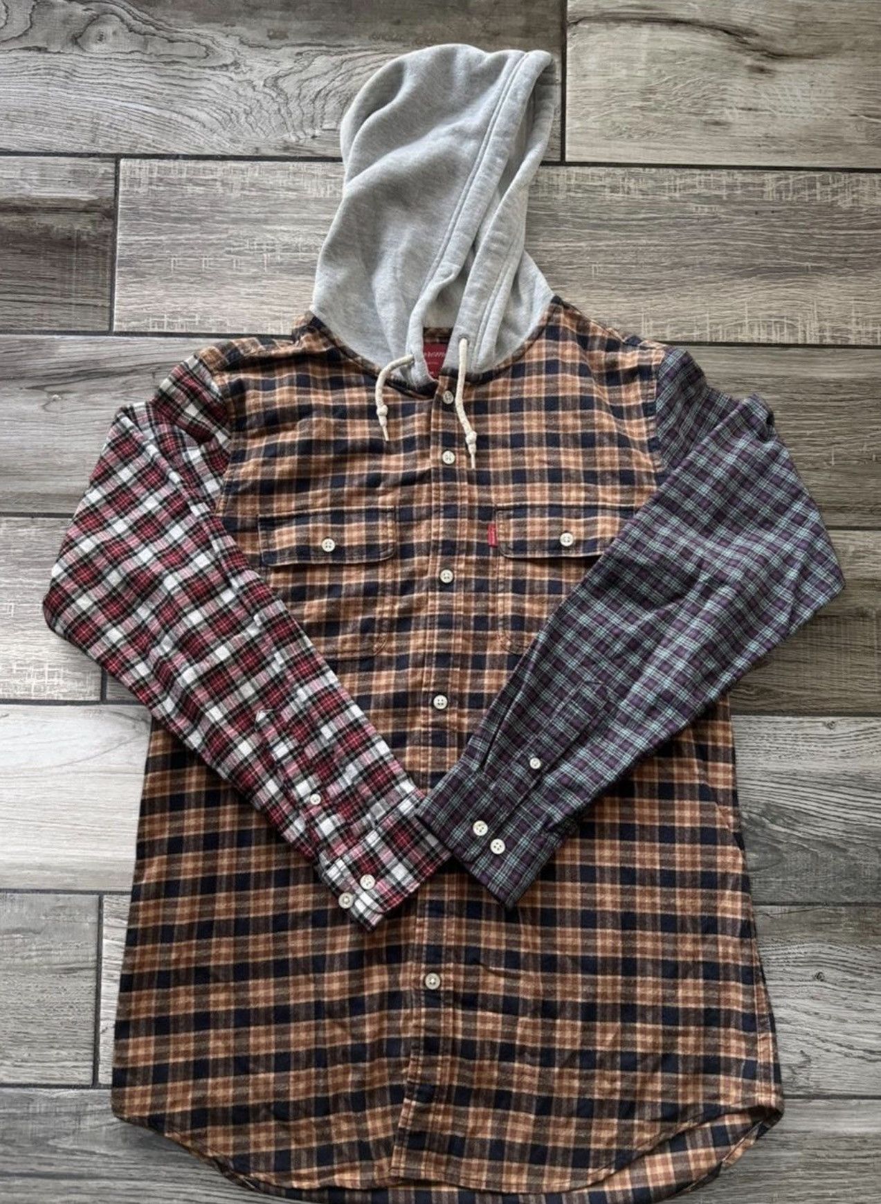 Supreme Supreme Shadow Plaid Fleece Shirt / Jacket | Grailed