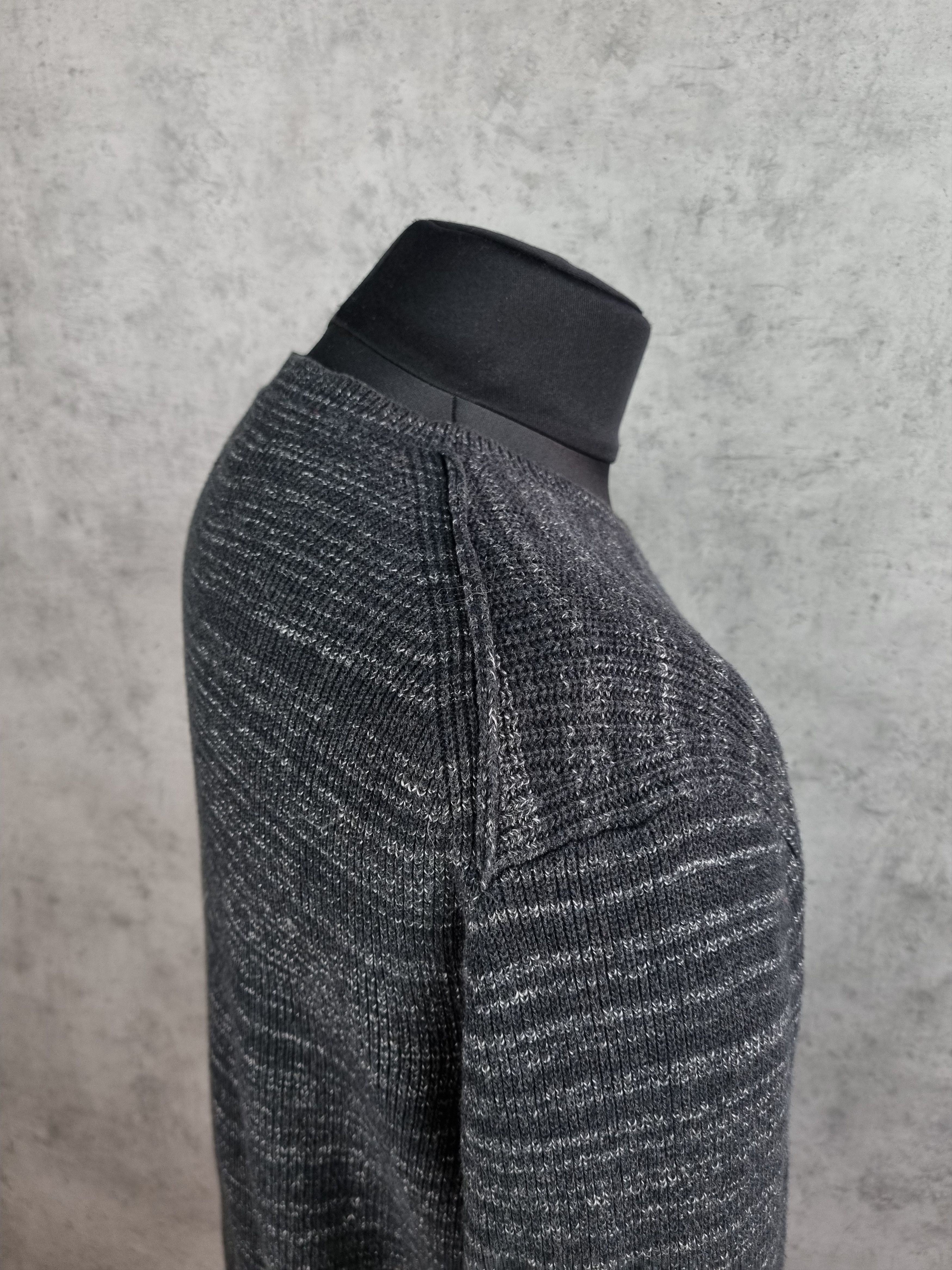 Allsaints Allsaints Rydal Crew Ridge Jumper Light Striped Knit Sweater Size US L / EU 52-54 / 3 - 7 Thumbnail