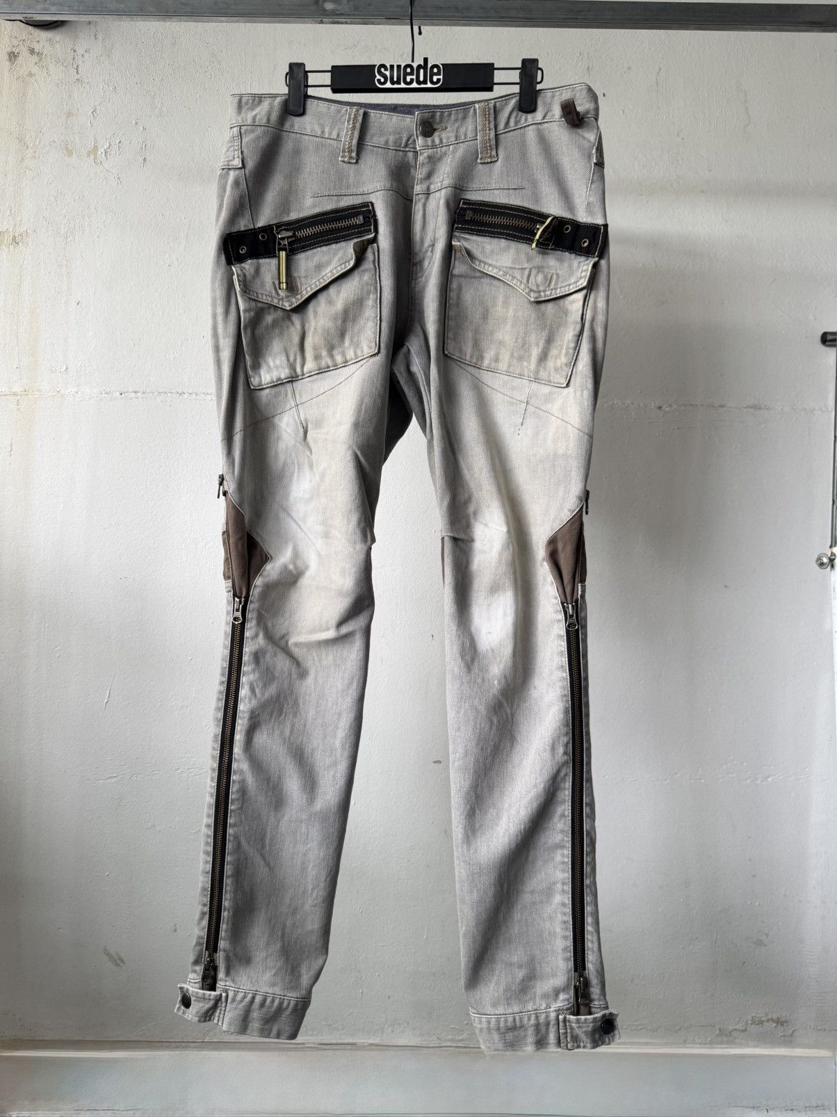 If Six Was Nine ppfm zipper bondage punk vkei lgb style pants Size US 34 / EU 50 - 2 Thumbnail