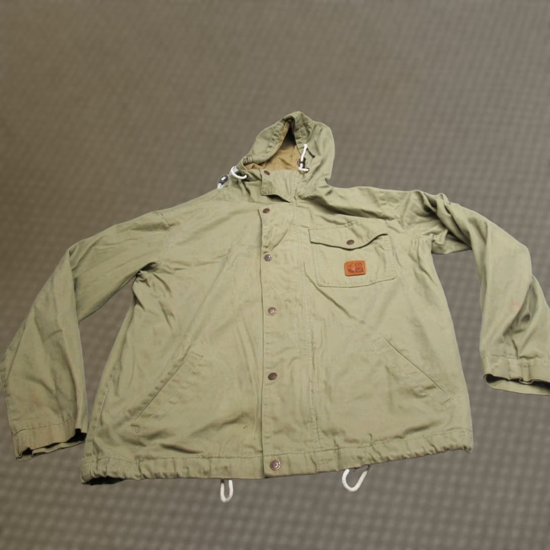 Vintage LRG Mens Large Beige Fleece Hoodie Jacket - Urban Casual Size US L / EU 52-54 / 3 - 1 Thumbnail