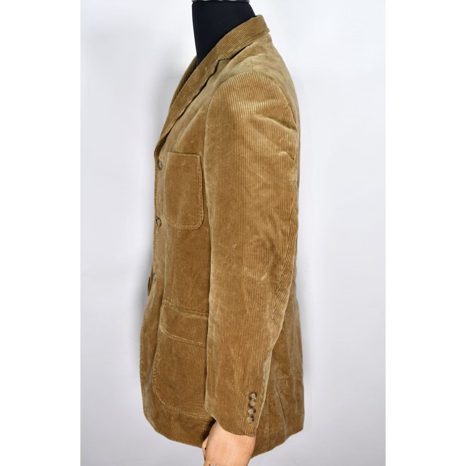 Polo Ralph Lauren Polo Ralph Lauren Blazer Shirt Adults S Brown Corduroy Sport Coat Jacket Size US S / EU 44-46 / 1 - 2 Thumbnail