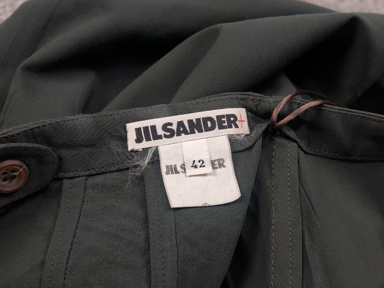 Jil Sander Vintage 90's Jil Sander Mid length skirt Green Size 42" / US 20 - 12 Thumbnail
