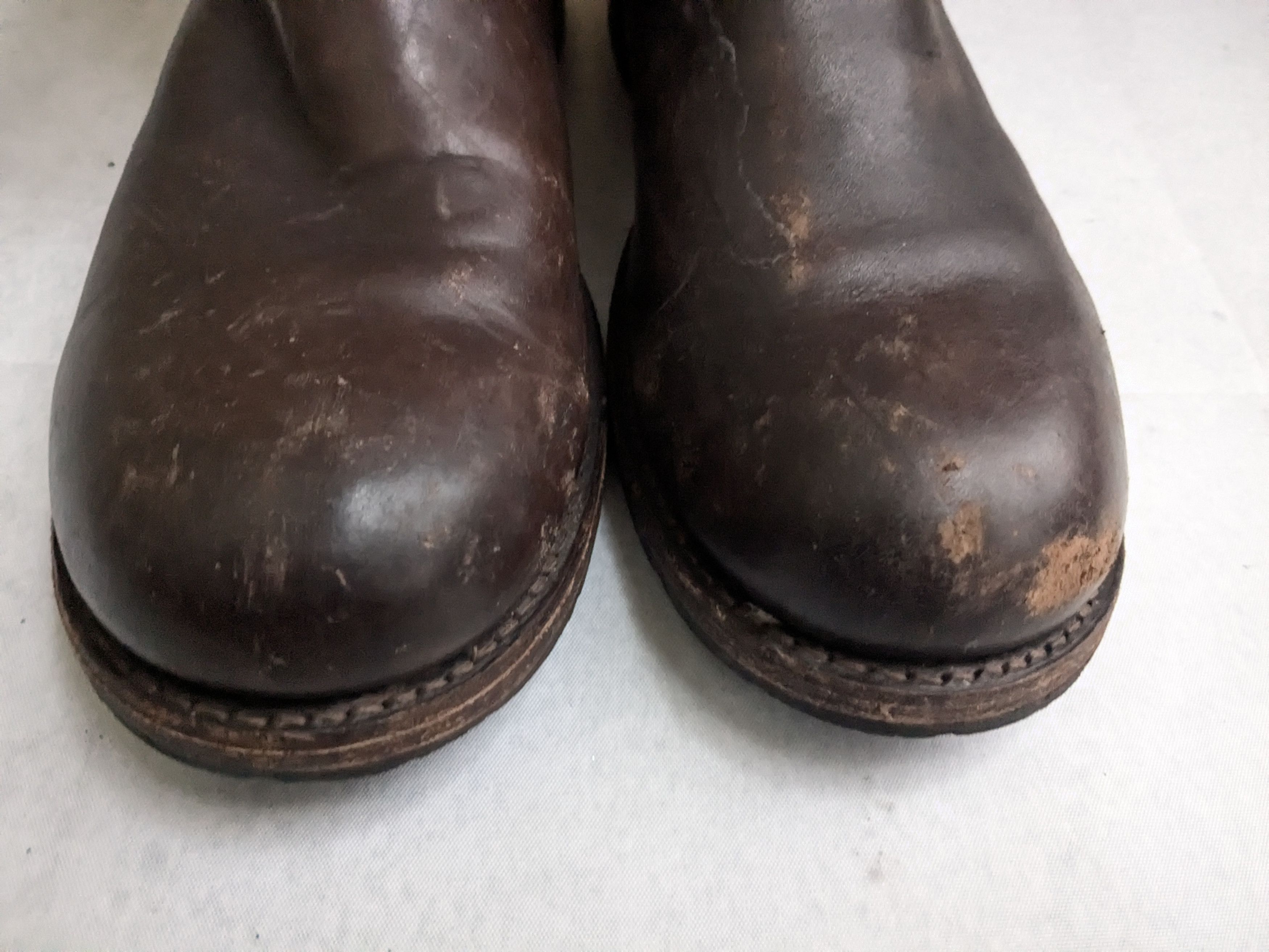 Frye Frye Engineer Boots Brown Leather 12 D Leather Buckle Size US 12 / EU 45 - 4 Thumbnail