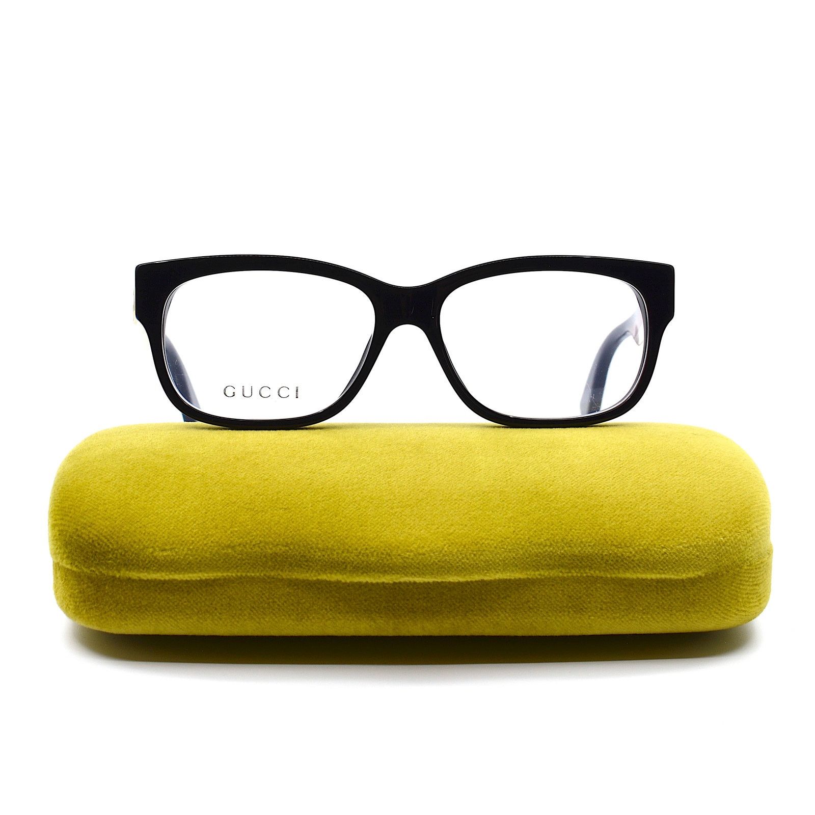 Gucci NEW GUCCI GG0278O 001 BLACK MULTICOLOR EYEGLASSES FRAME Size ONE SIZE - 5 Thumbnail